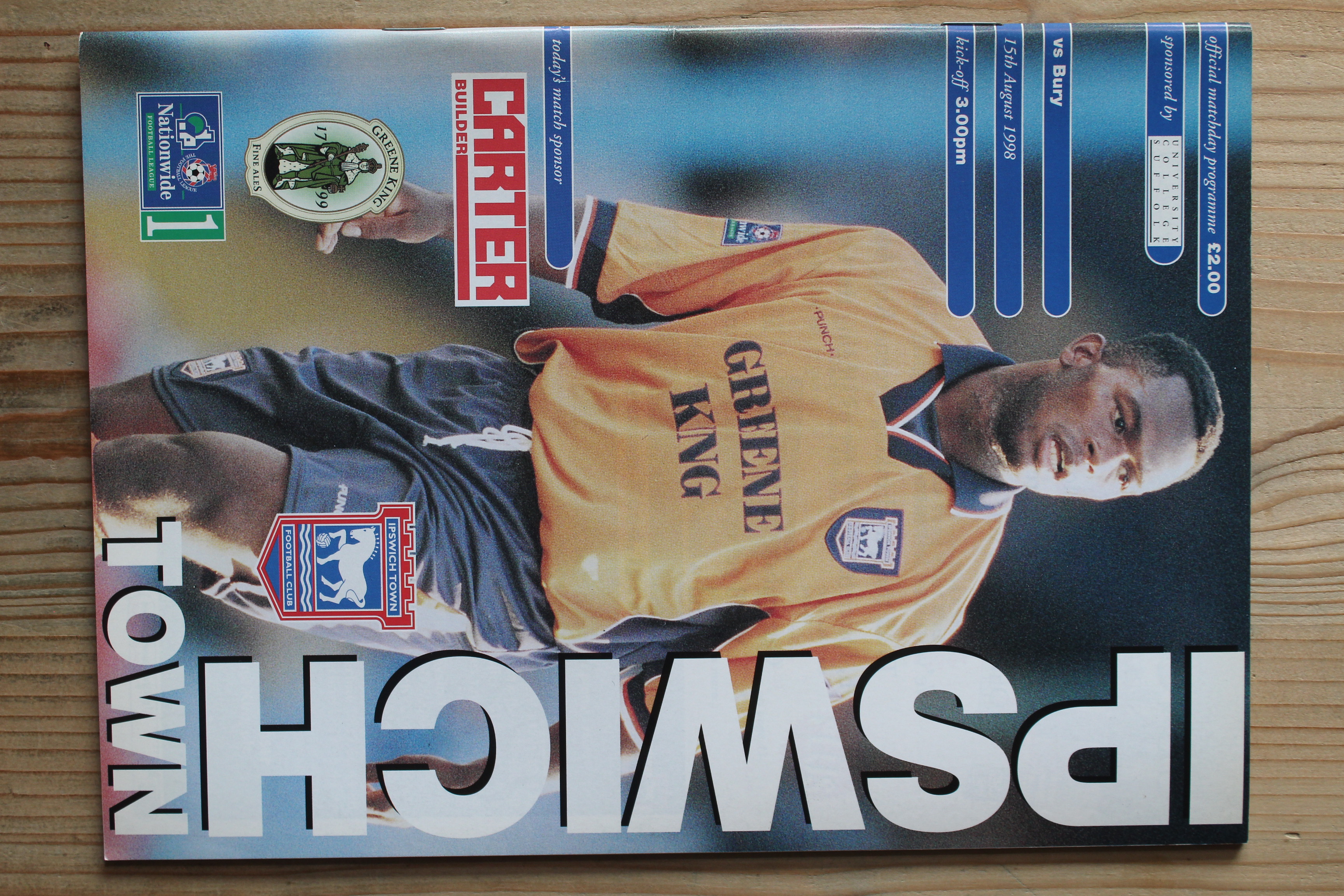 Ipswich Town FC v Bury FC