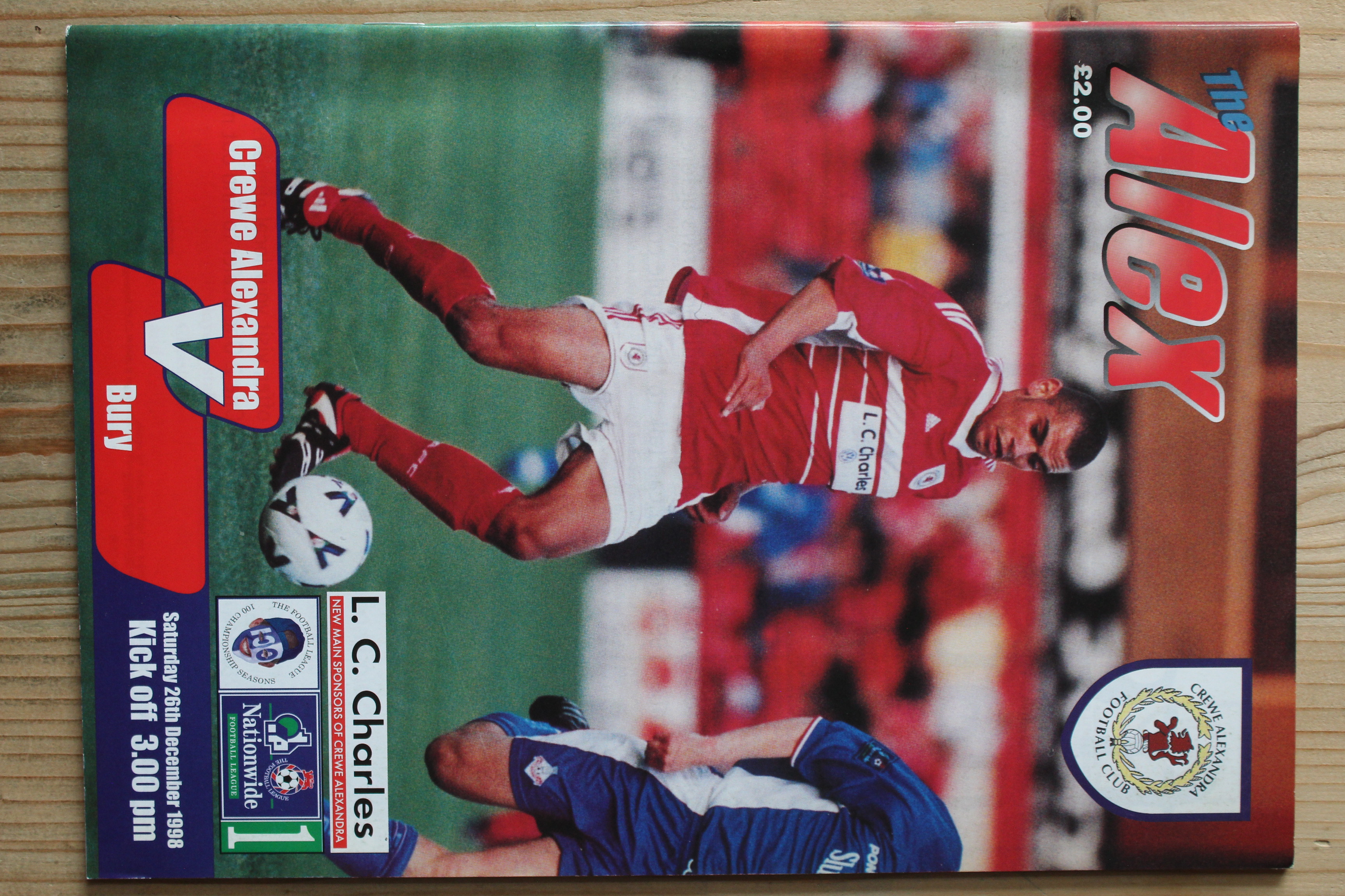 Crewe Alexandra FC v Bury FC