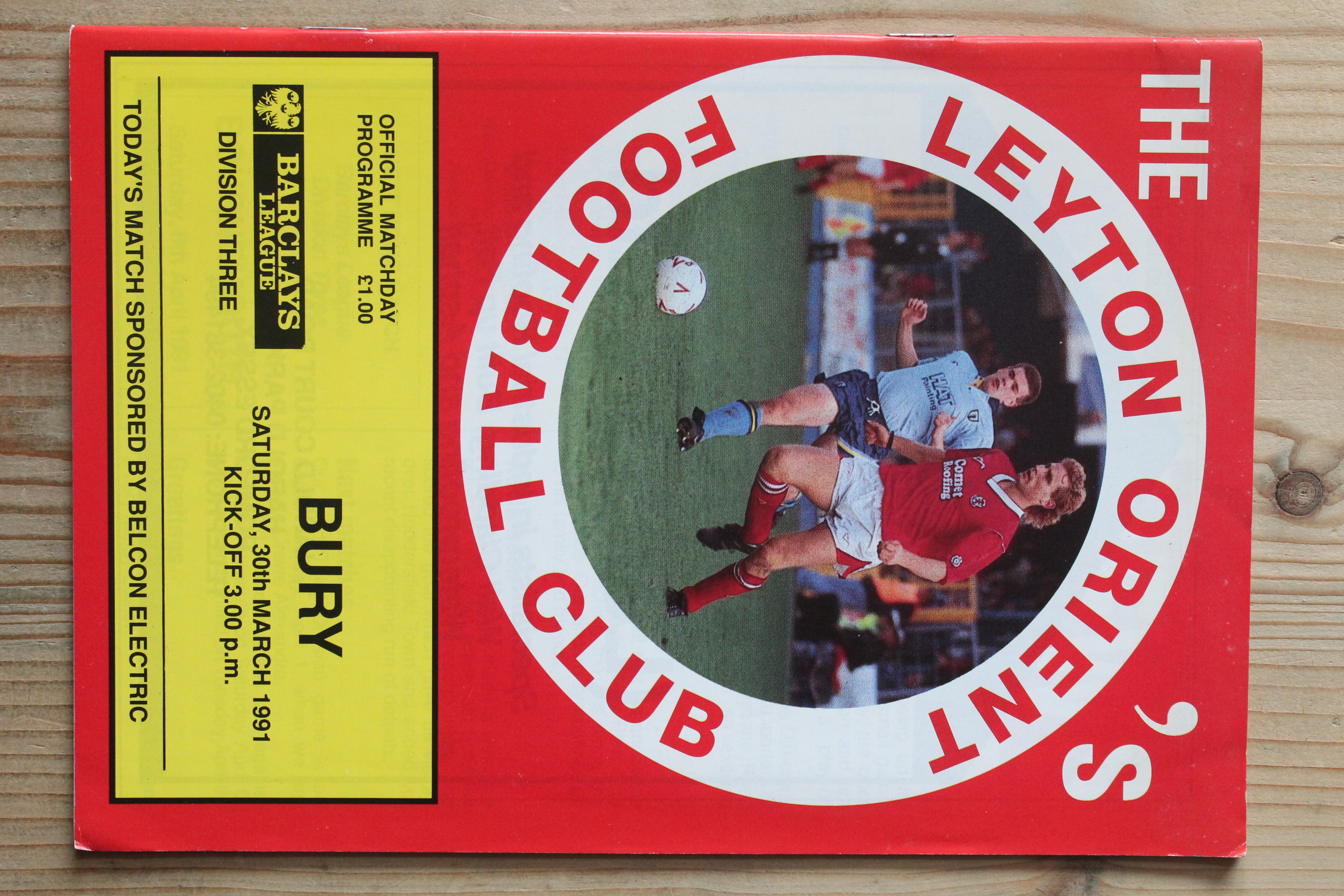 Leyton Orient FC v Bury FC