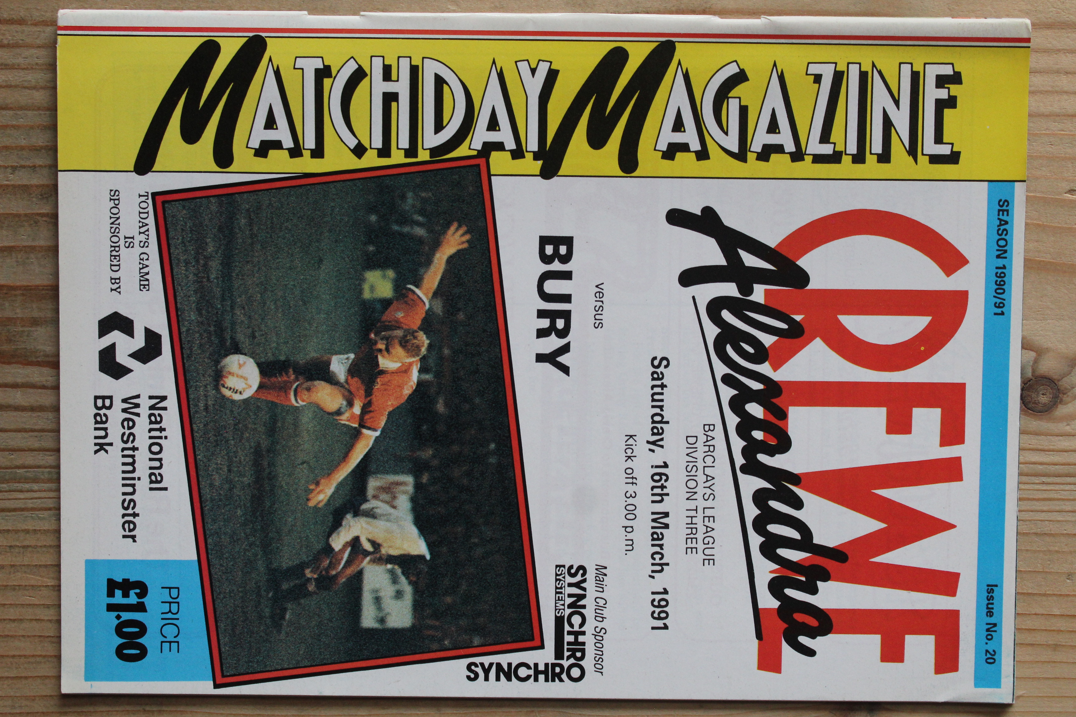 Crewe Alexandra FC v Bury FC