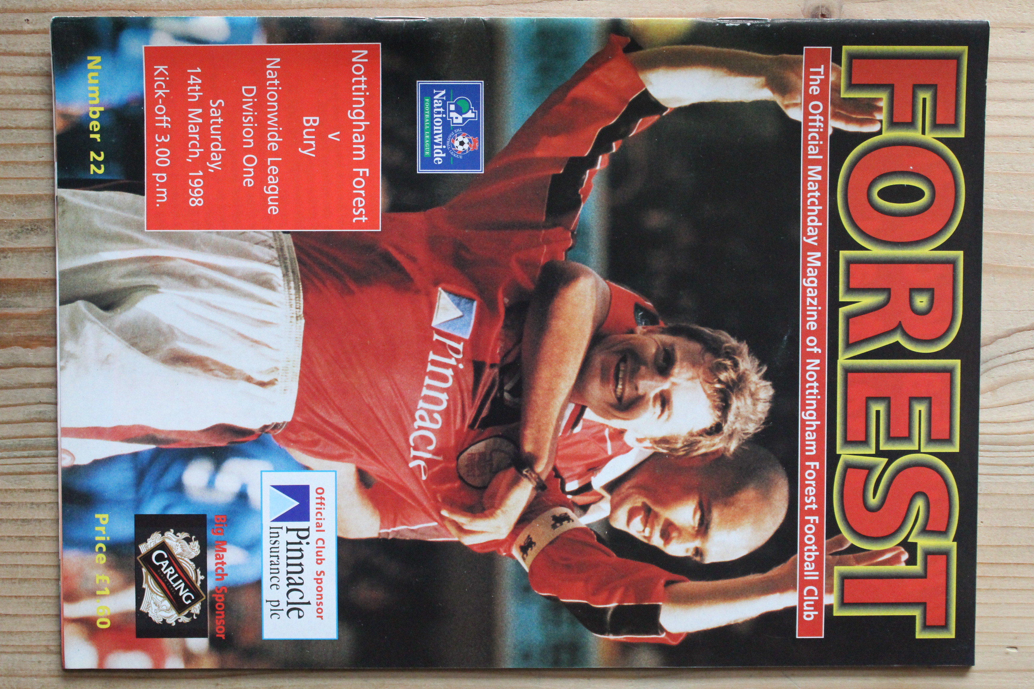 Nottingham Forest FC v Bury FC