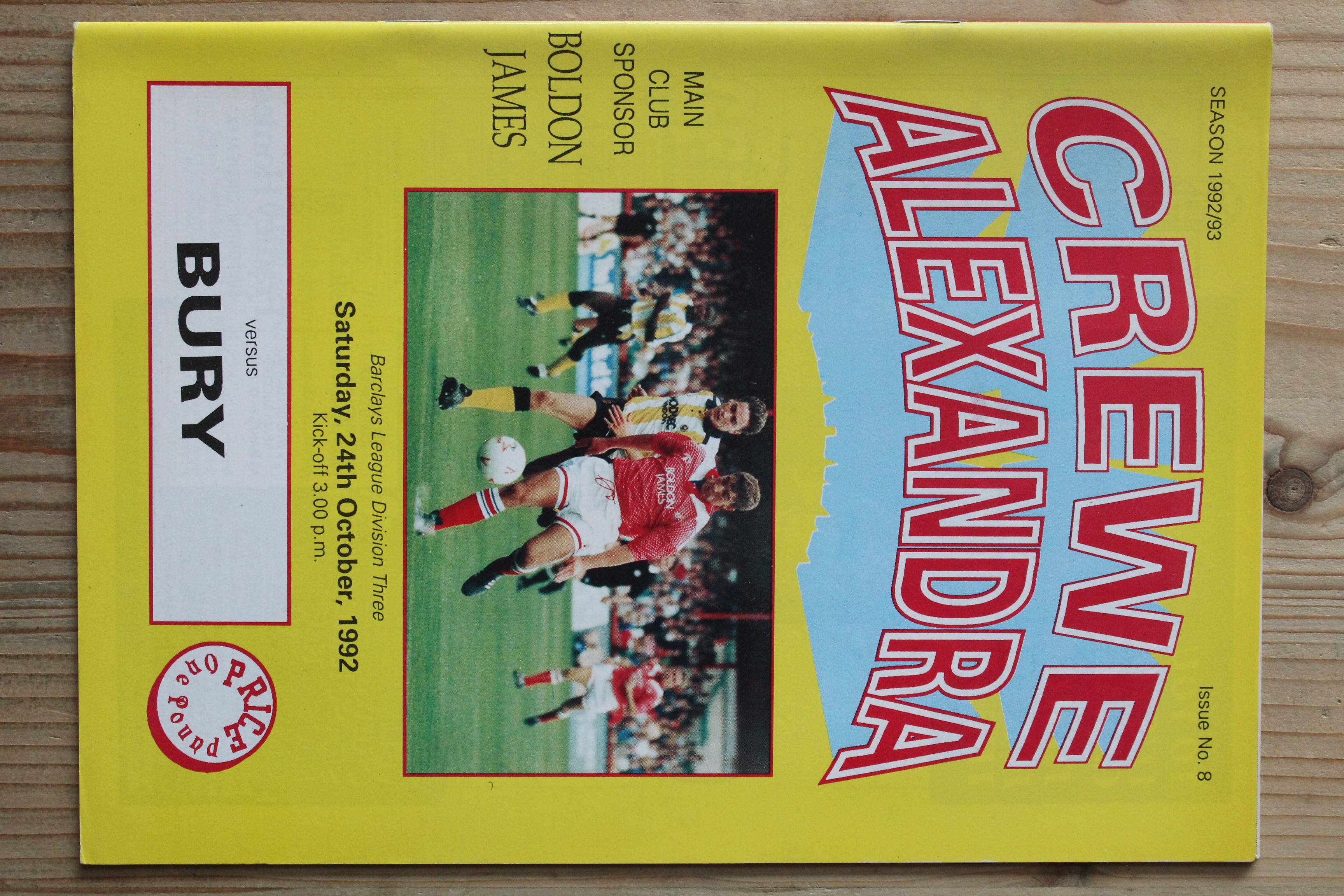 Crewe Alexandra FC v Bury FC