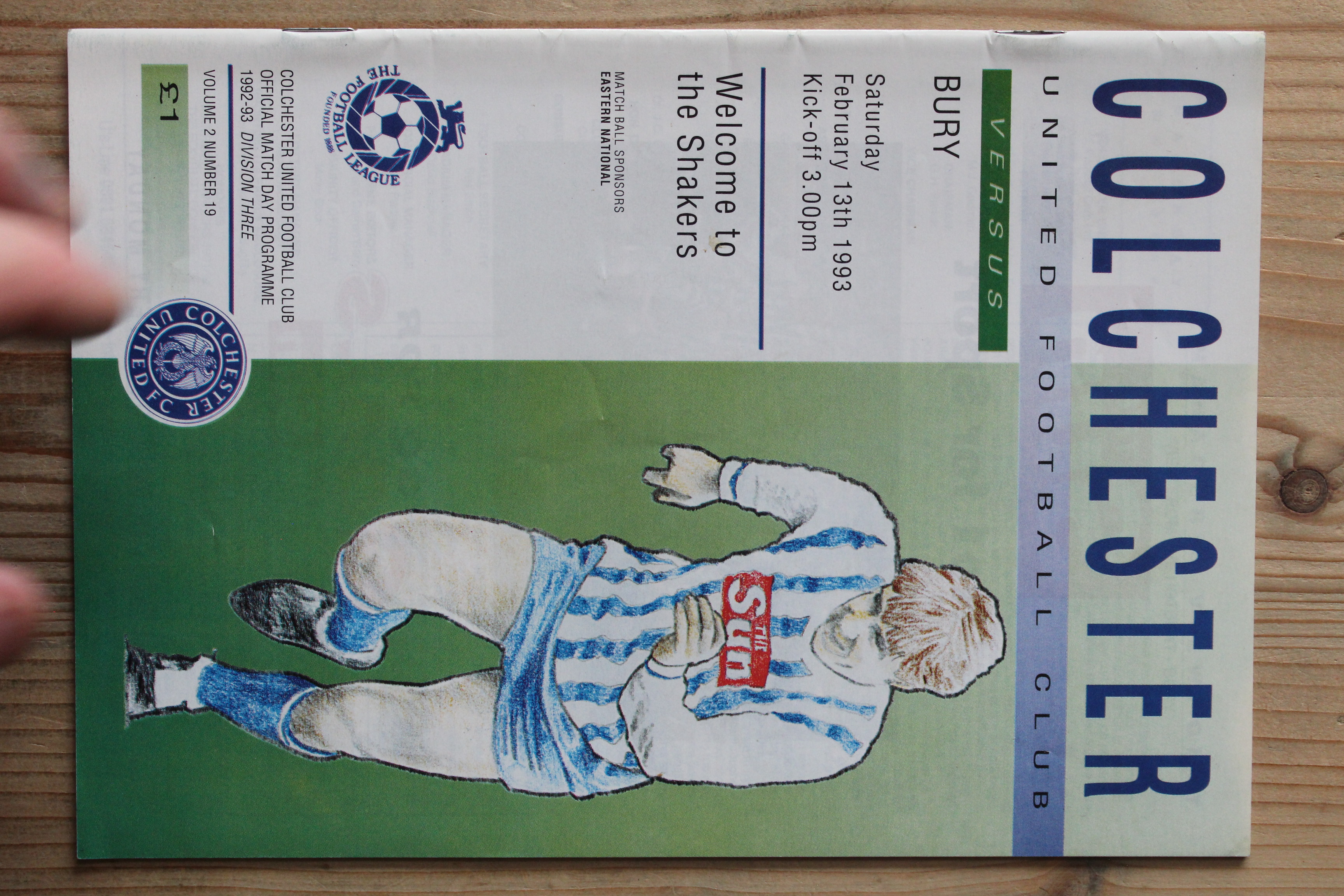 Colchester United FC v Bury FC