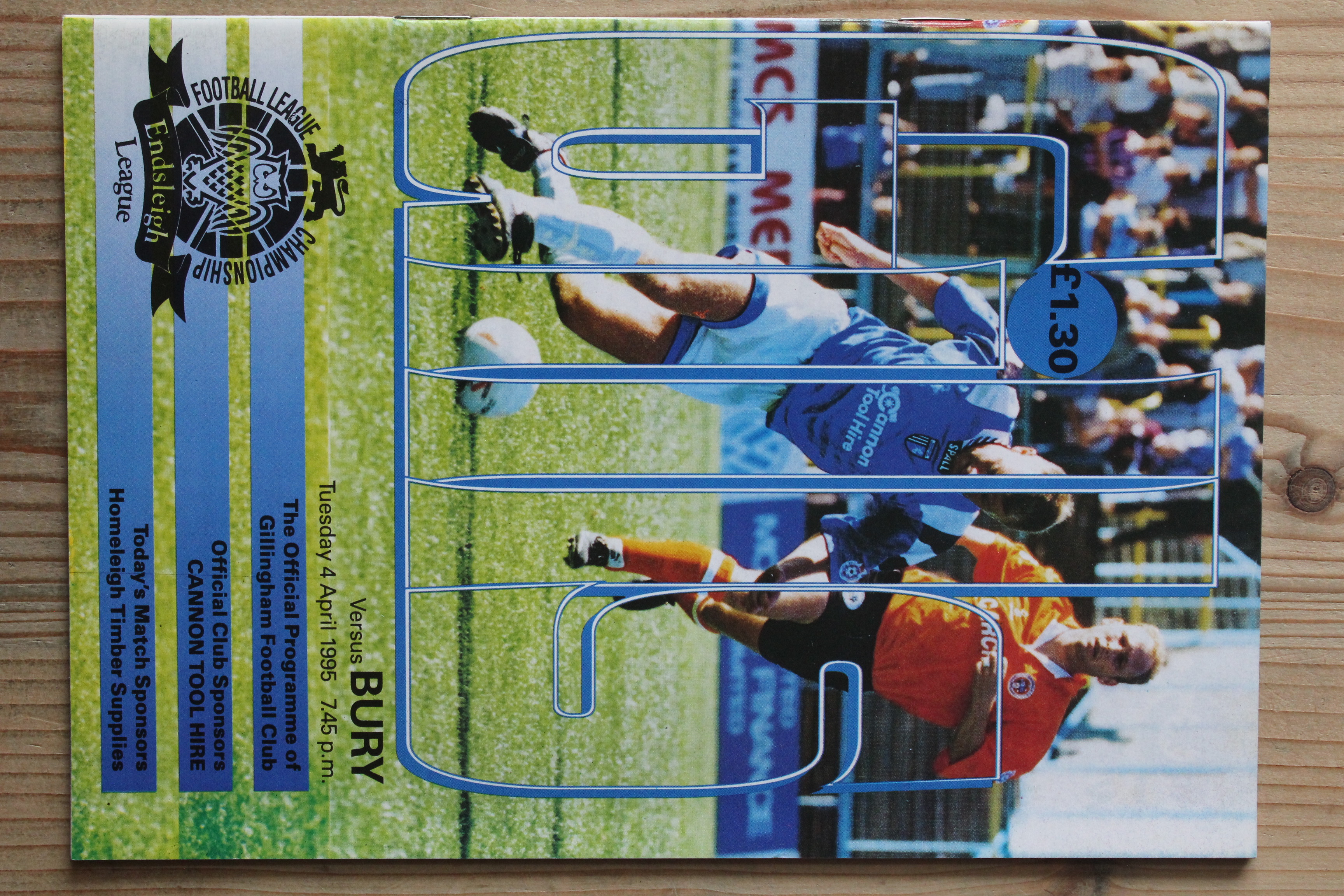 Gillingham FC v Bury FC