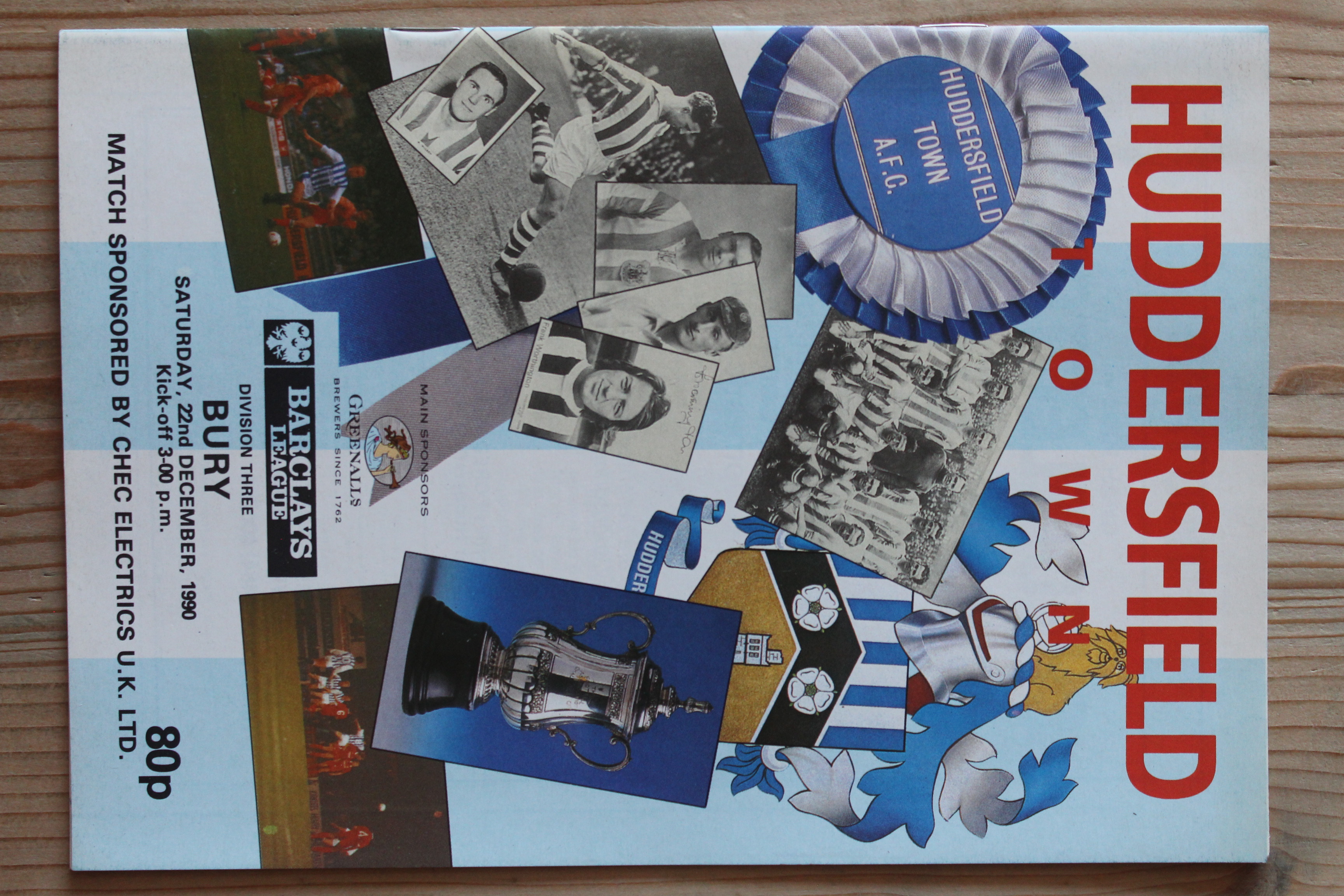 Huddersfield Town FC v Bury FC