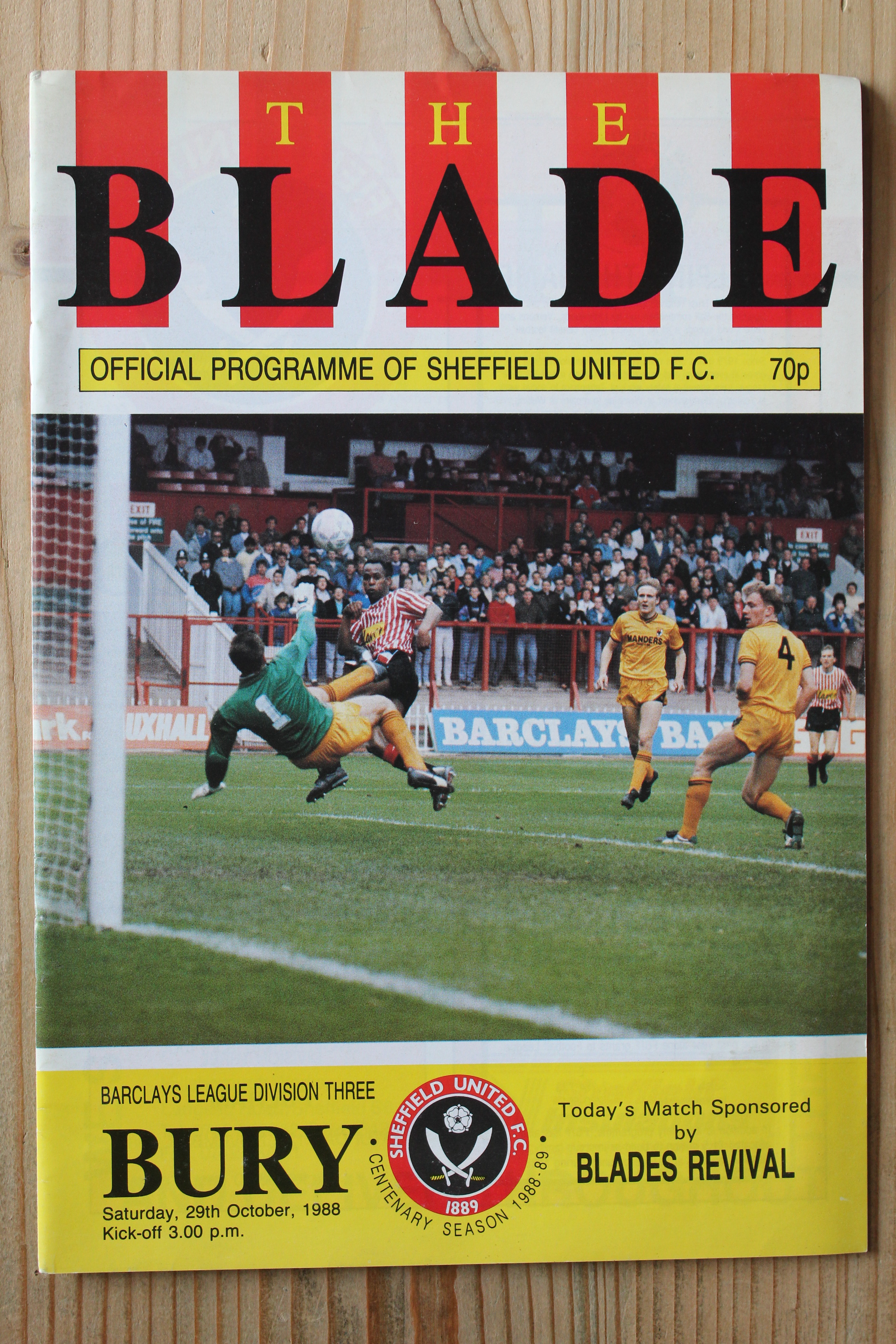 Sheffield United FC v Bury FC