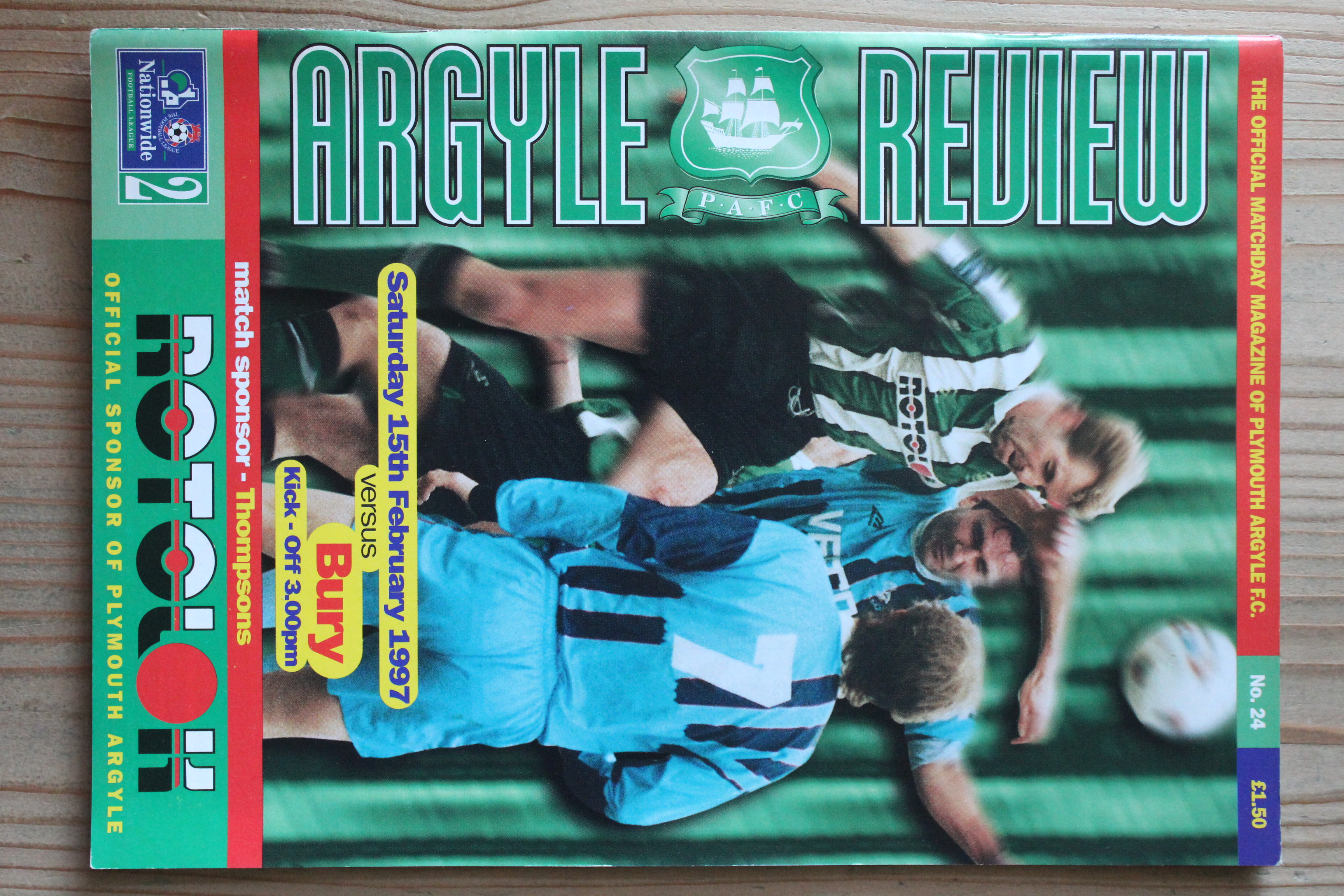 Plymouth Argyle FC v Bury FC