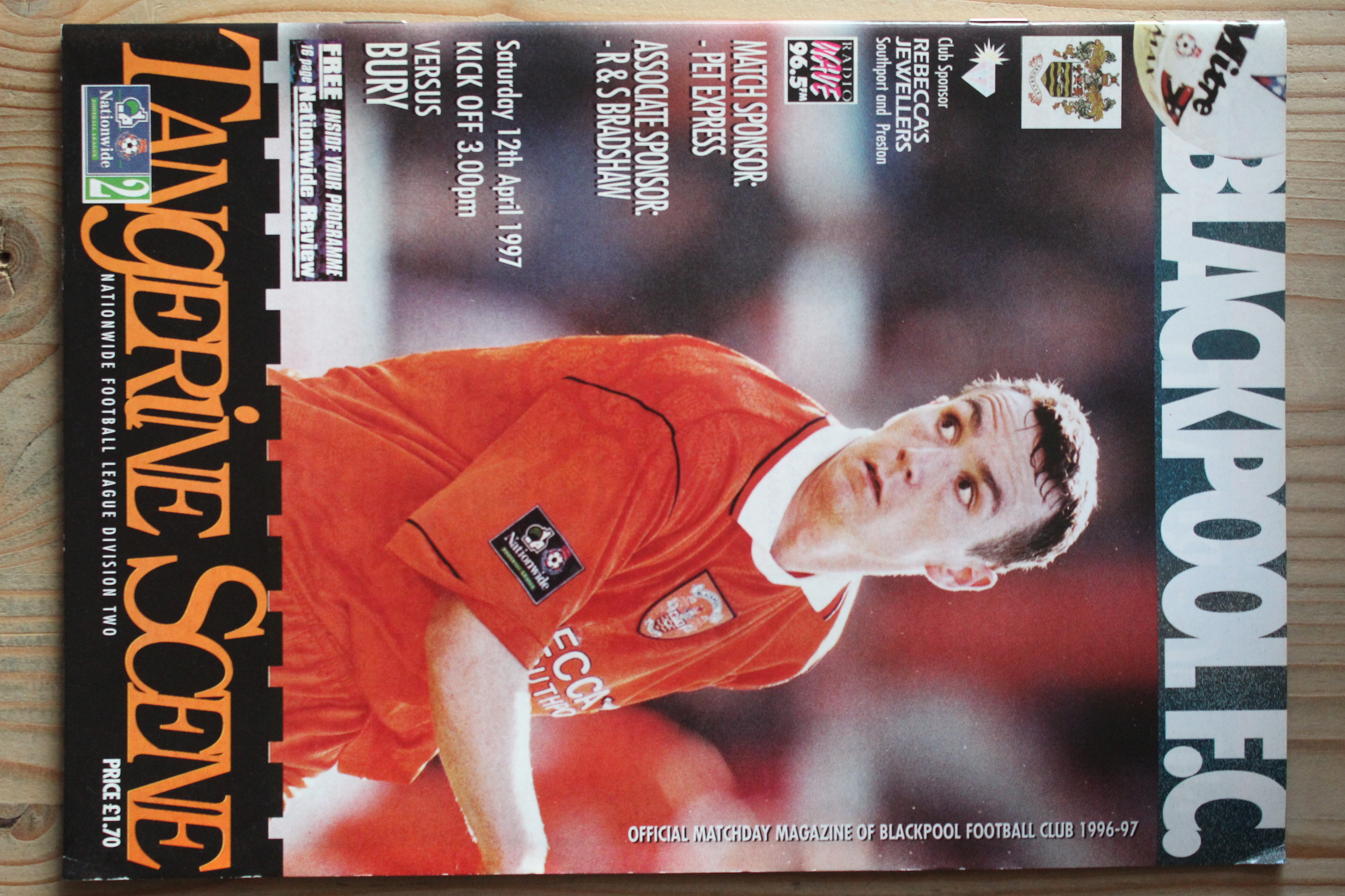 Blackpool FC v Bury FC