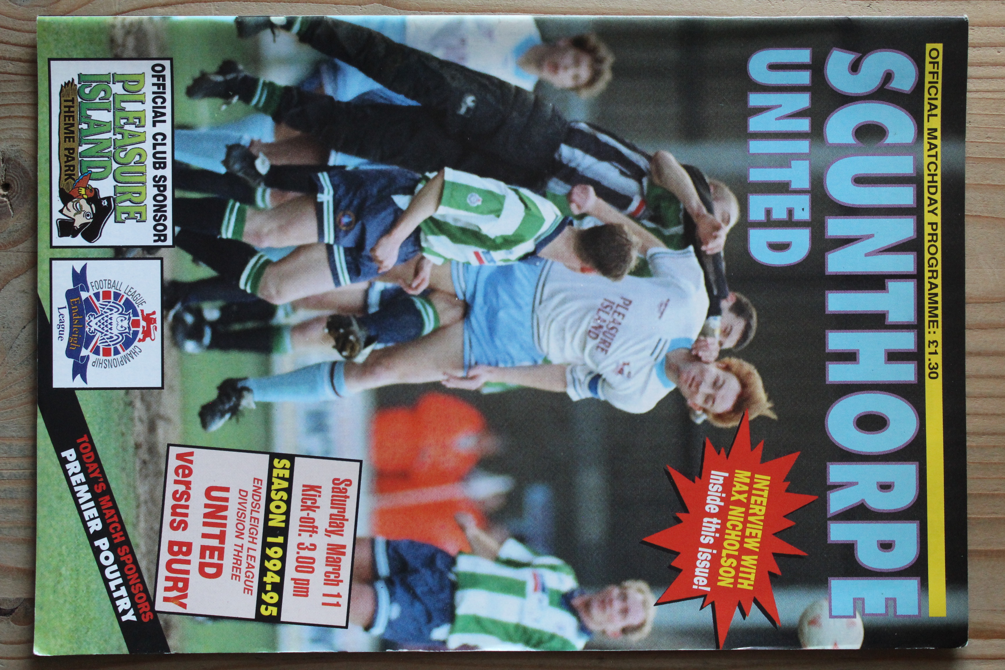 Scunthorpe United FC v Bury FC