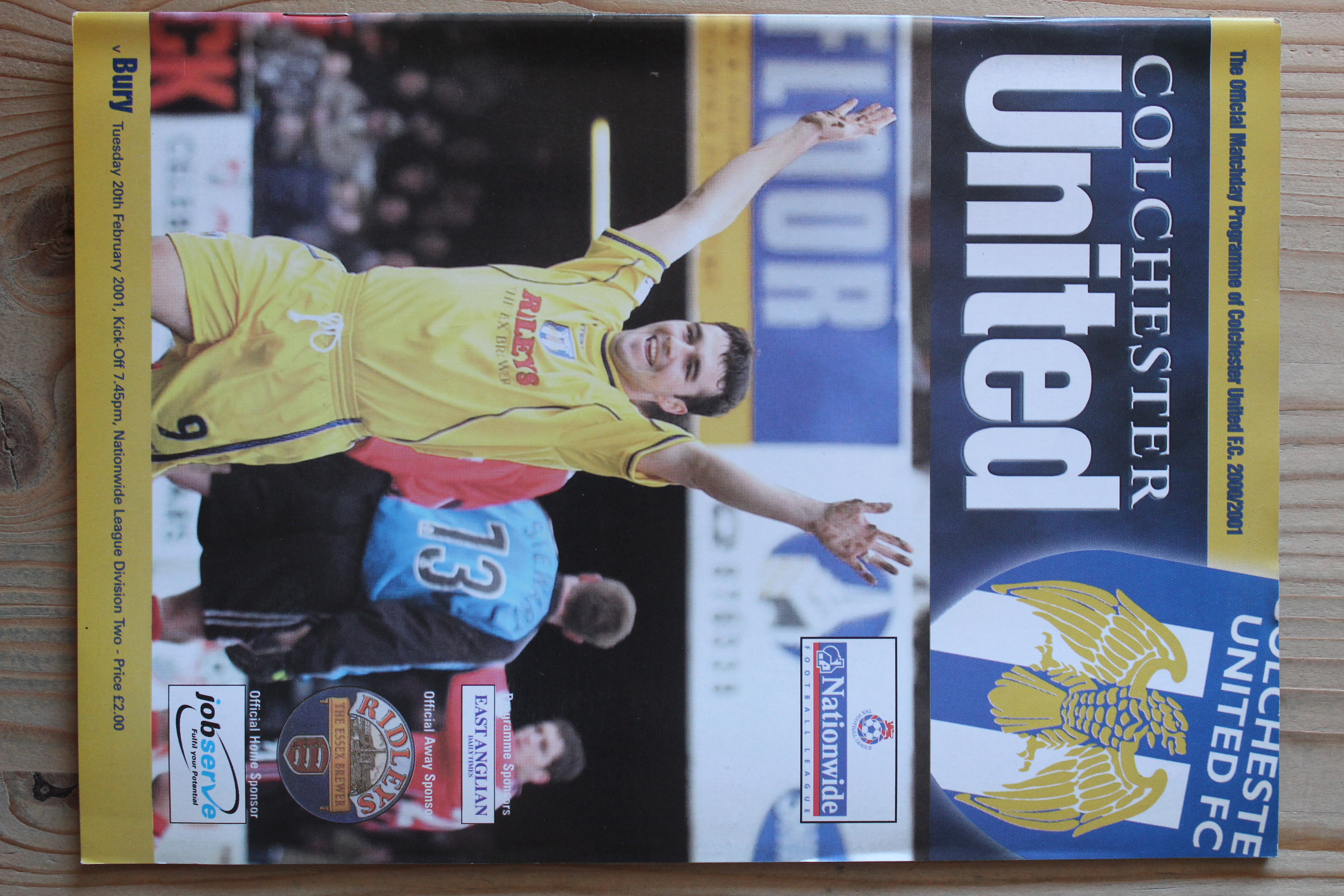 Colchester United FC v Bury FC