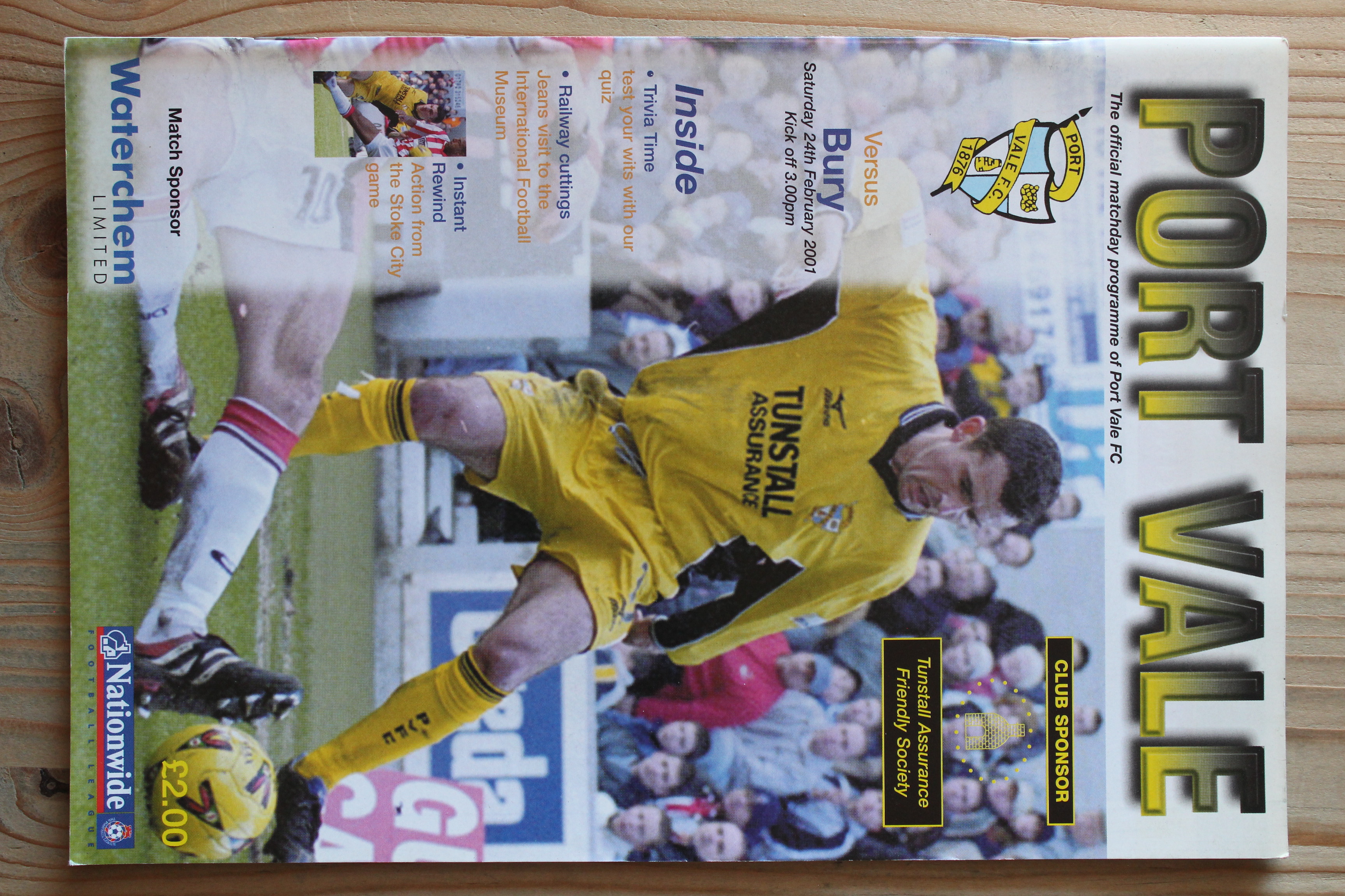 Port Vale FC v Bury FC