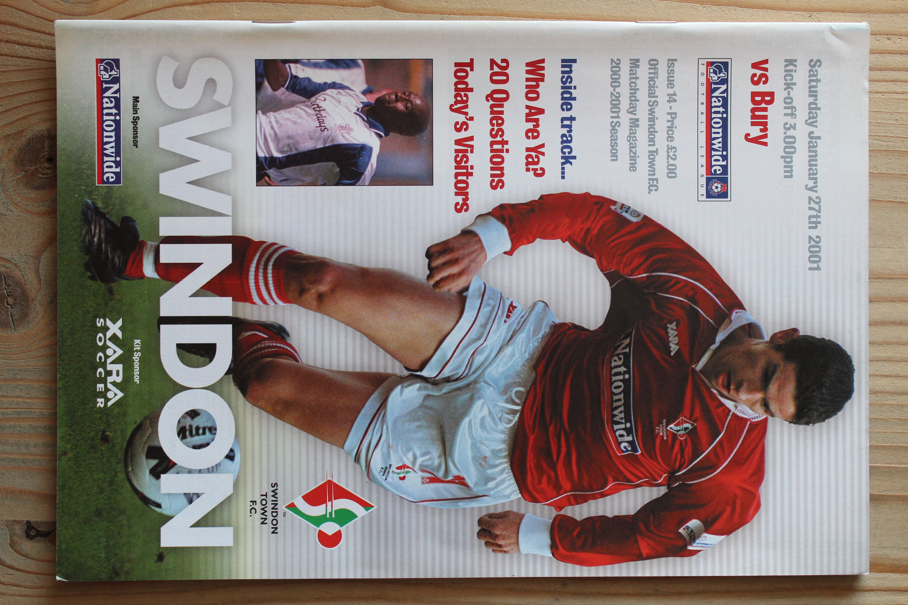 Swindon Town FC v Bury FC