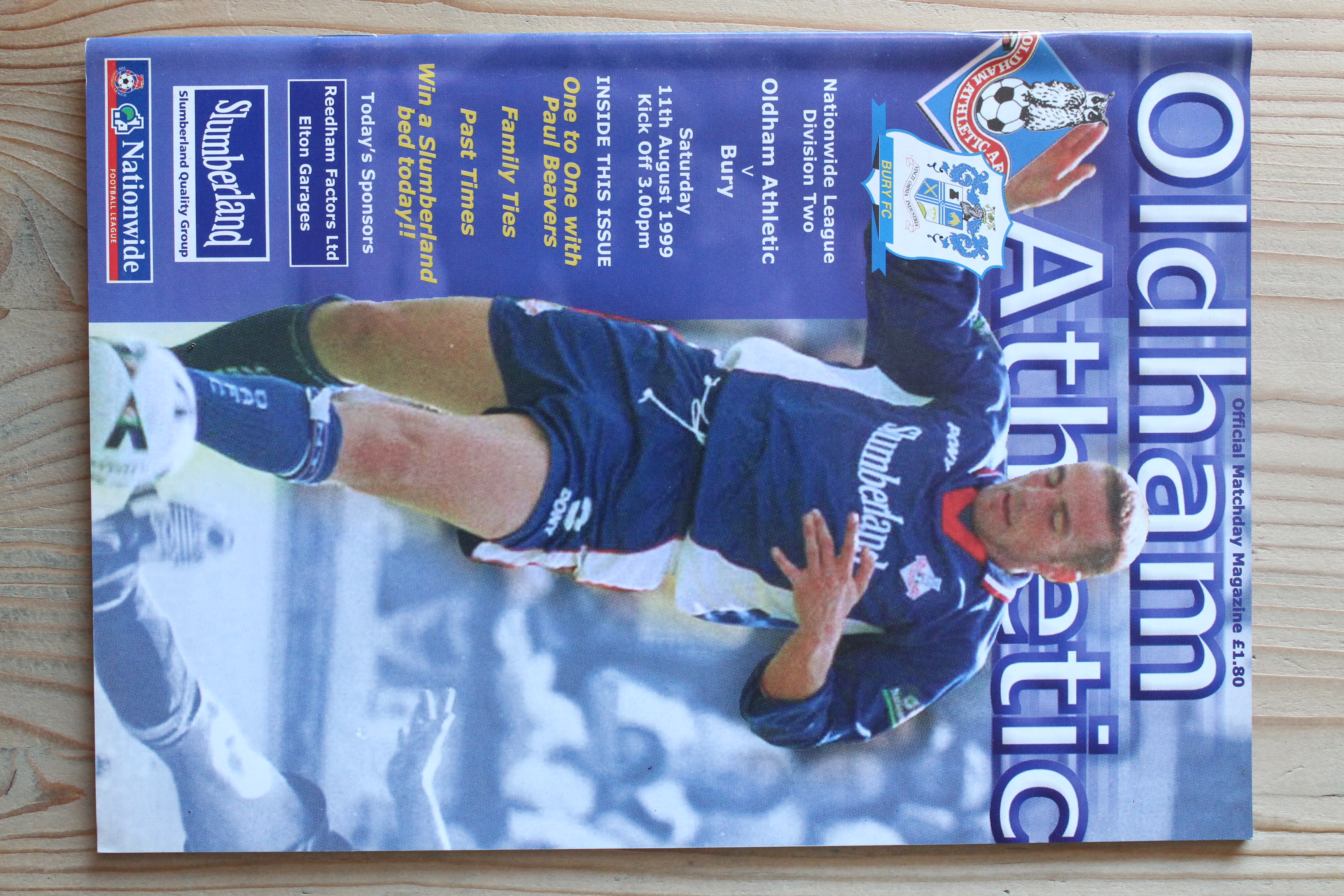 Oldham Athletic FC v Bury FC