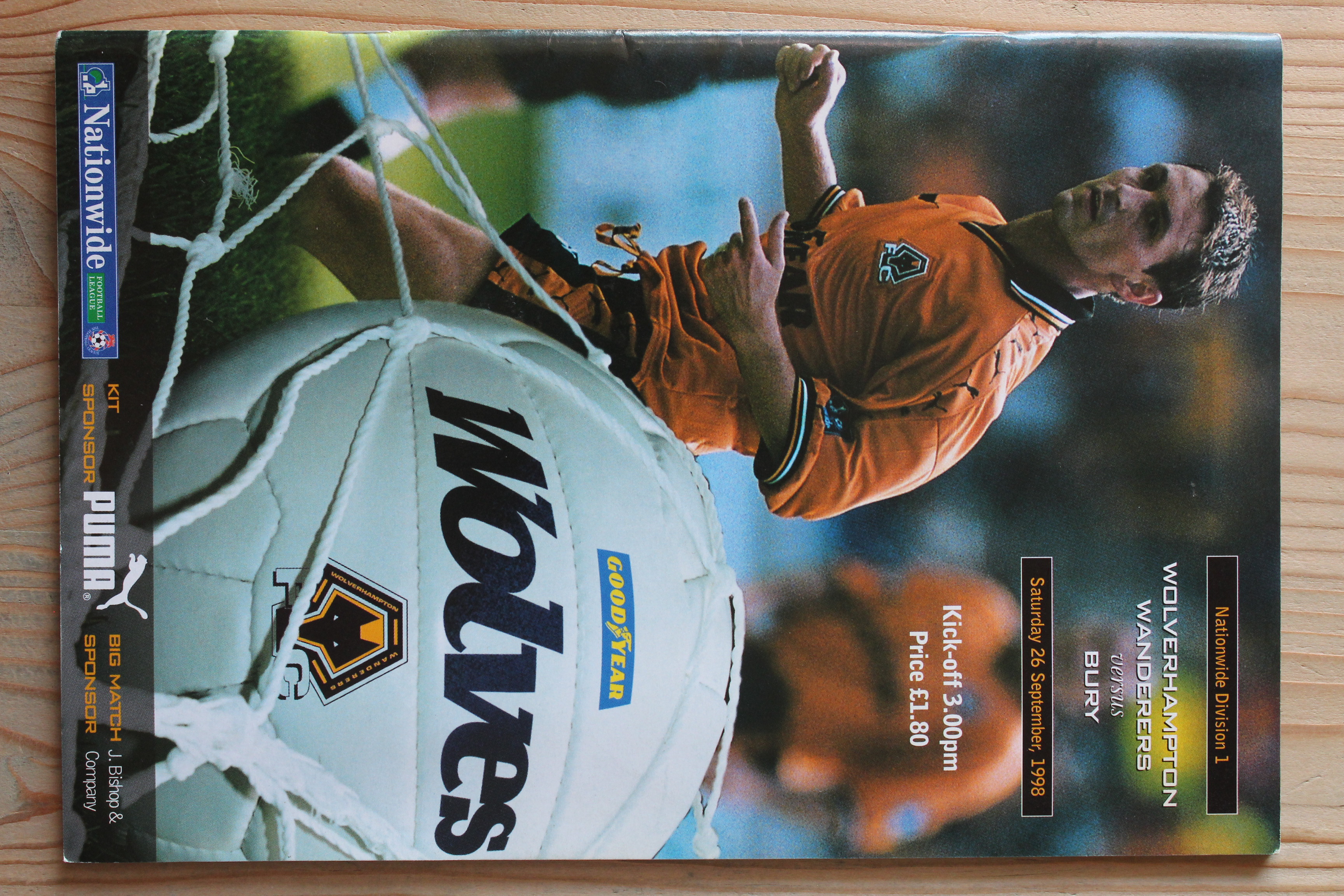 Wolverhampton Wanderers FC v Bury FC