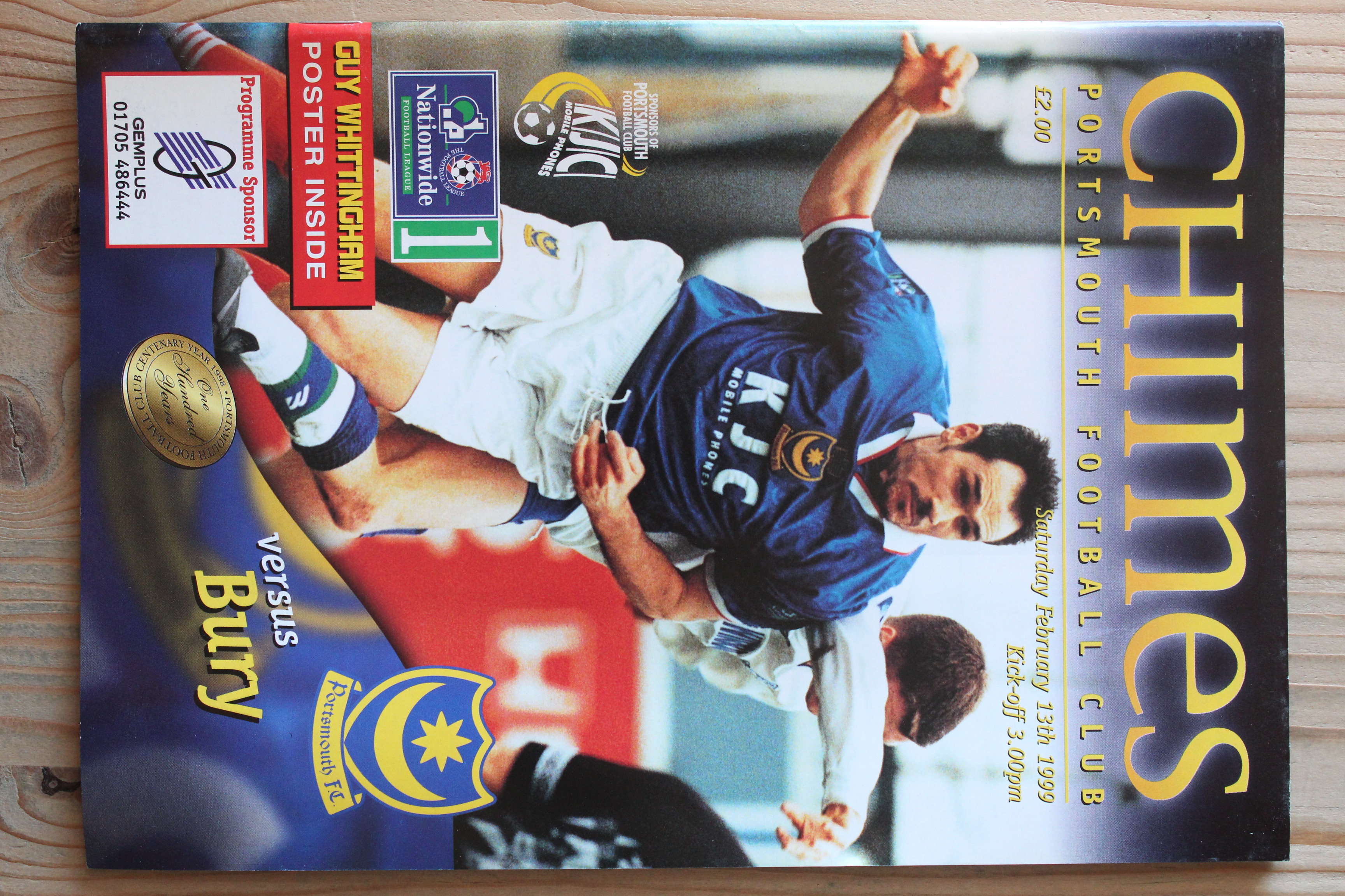 Portsmouth FC v Bury FC