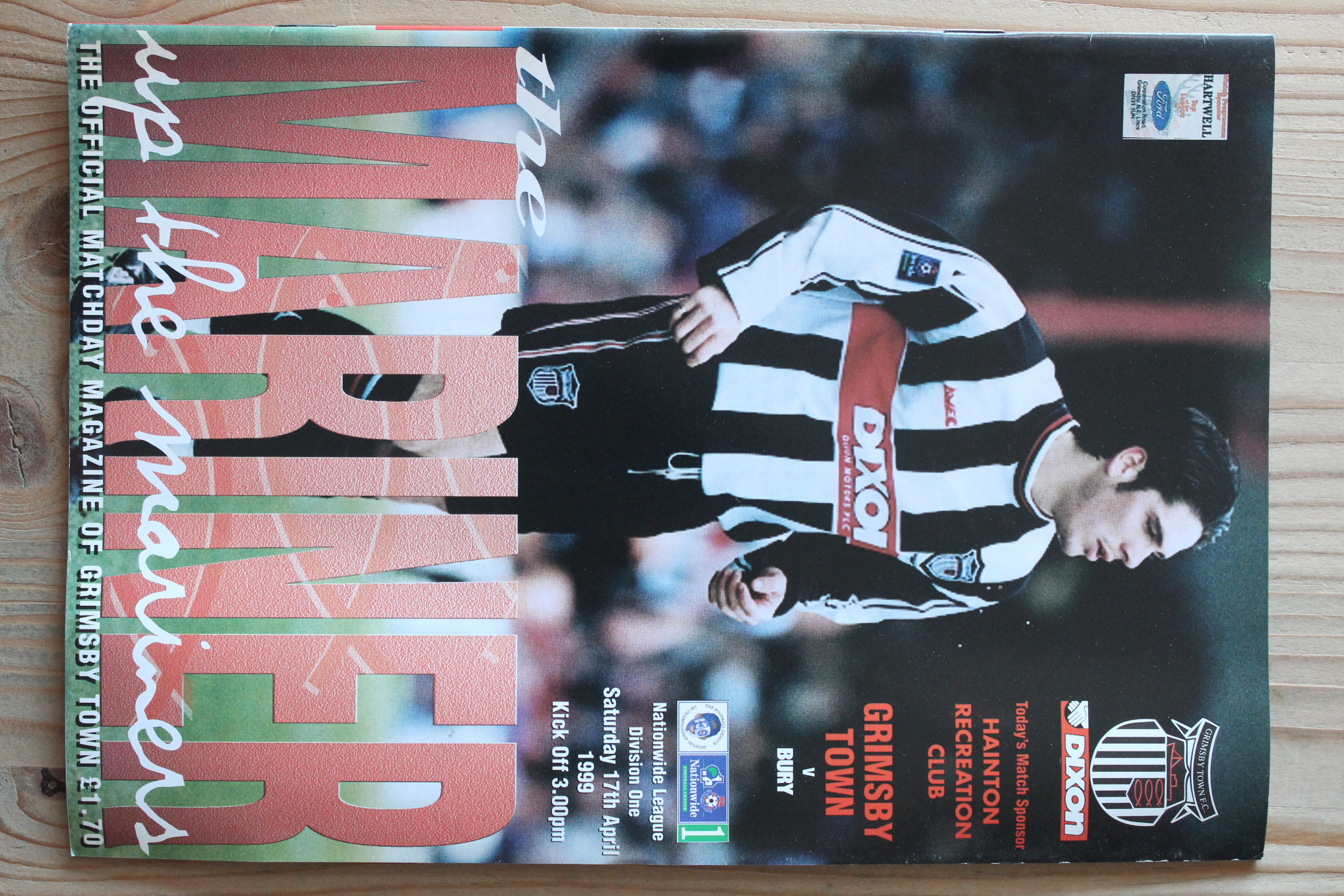 Grimsby Town FC v Bury FC