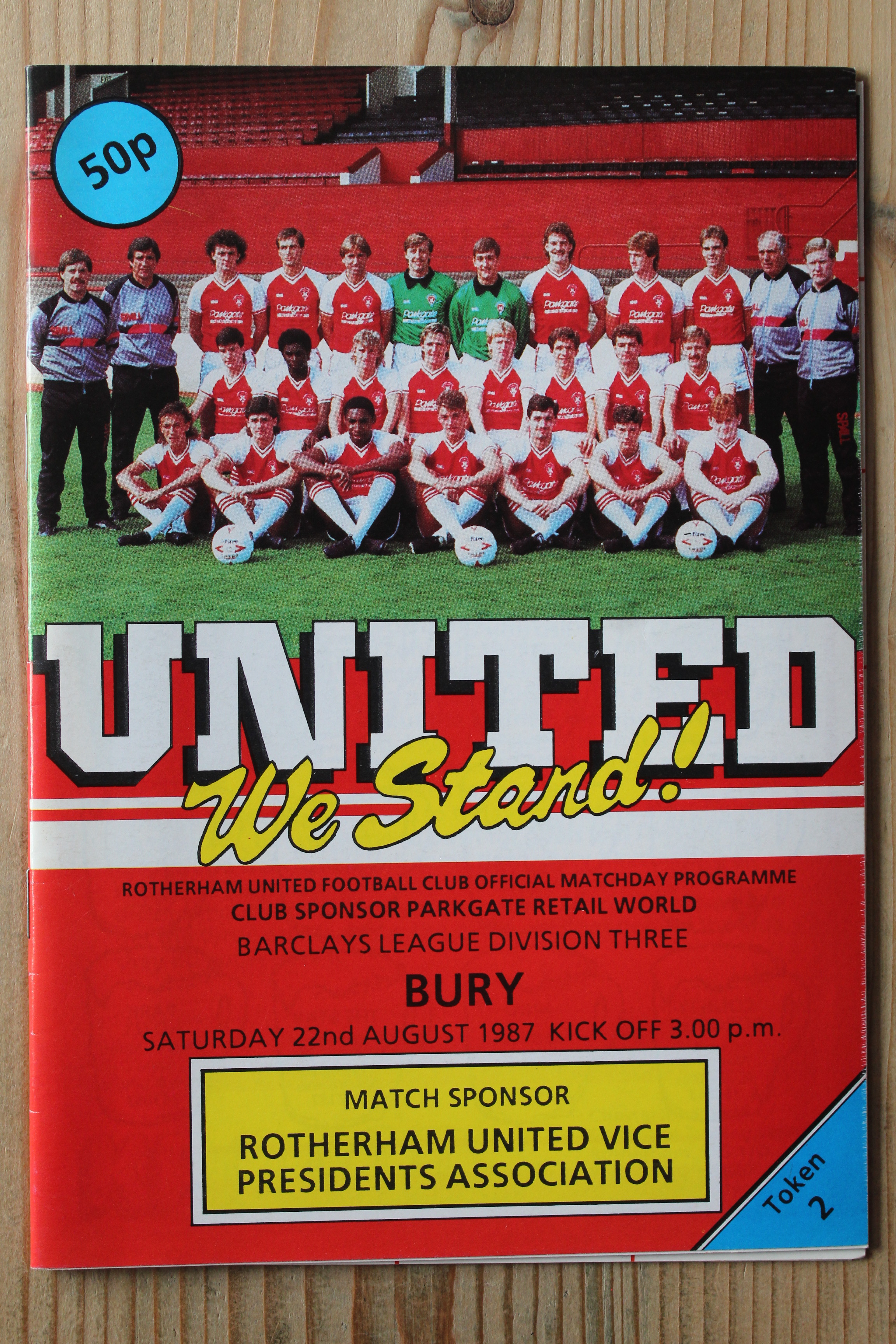 Rotherham United FC v Bury FC
