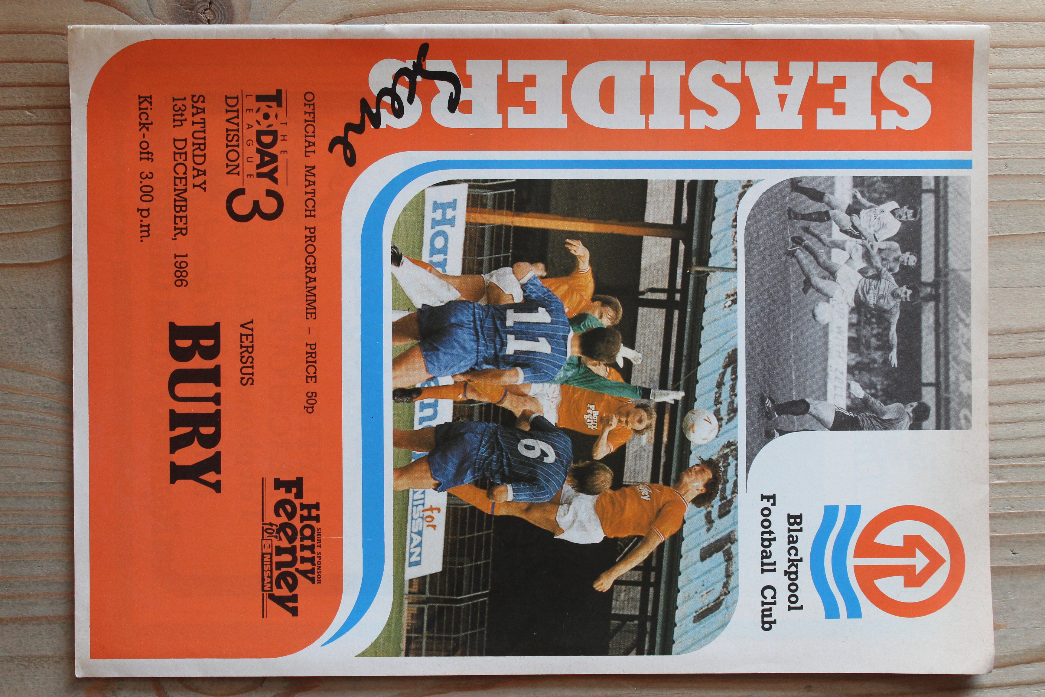 Blackpool FC v Bury FC