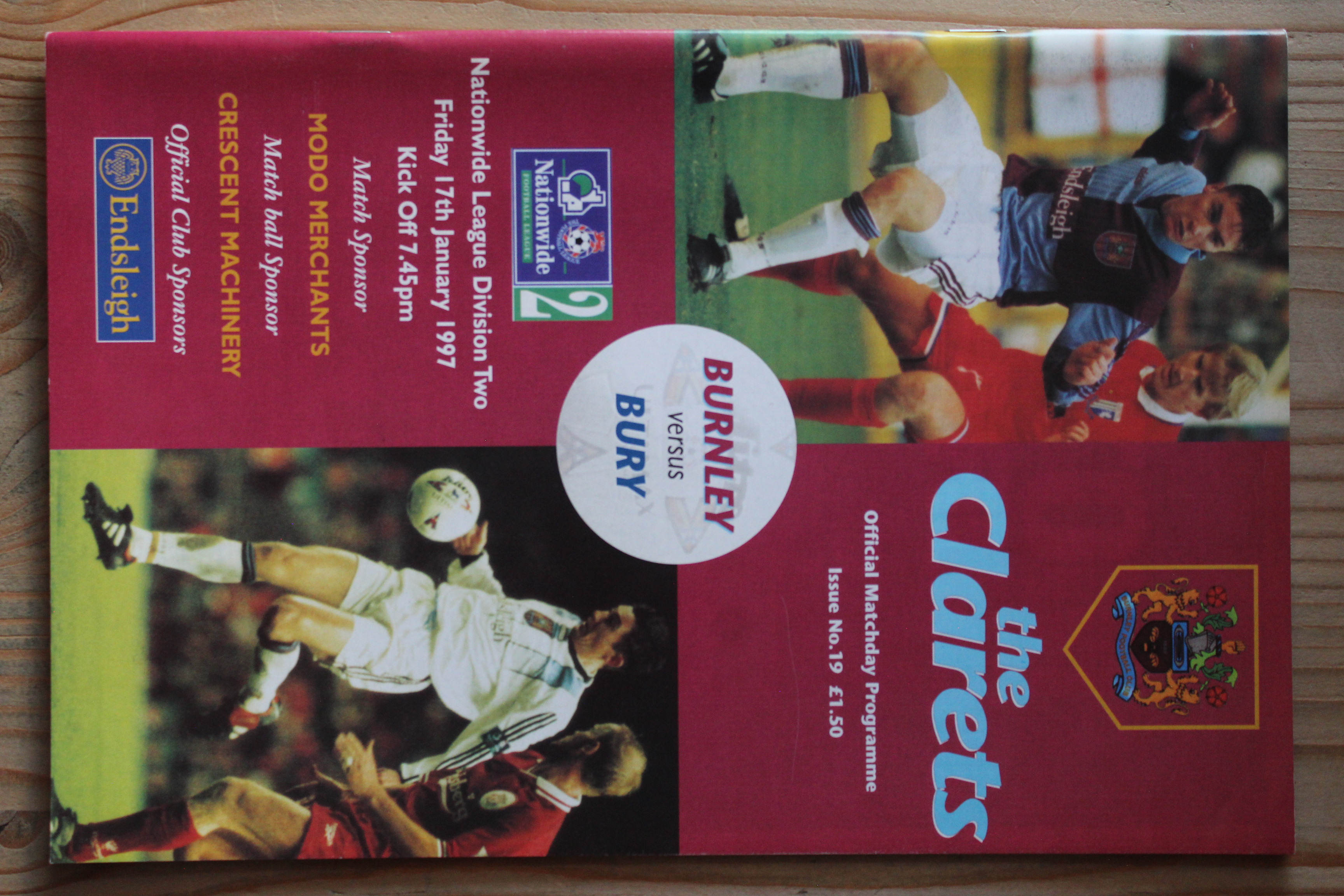 Burnley FC v Bury FC