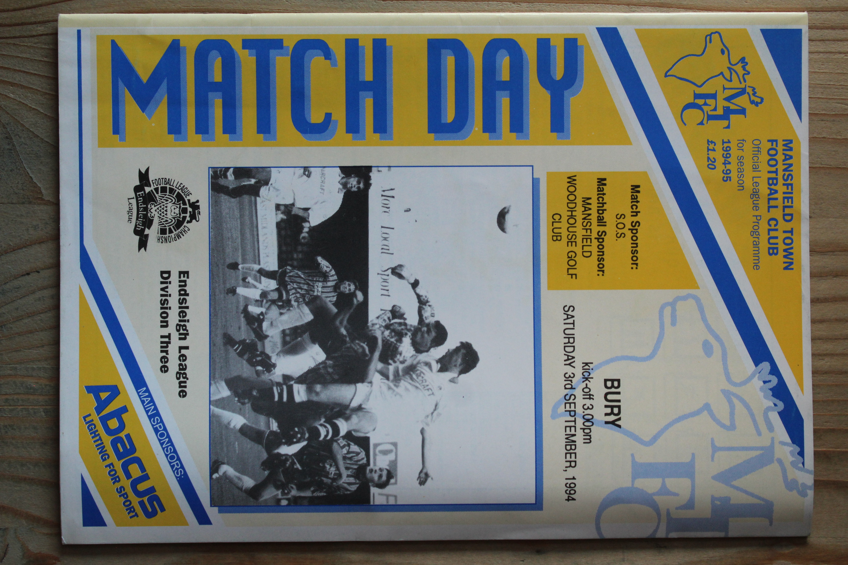 Mansfield Town FC v Bury FC