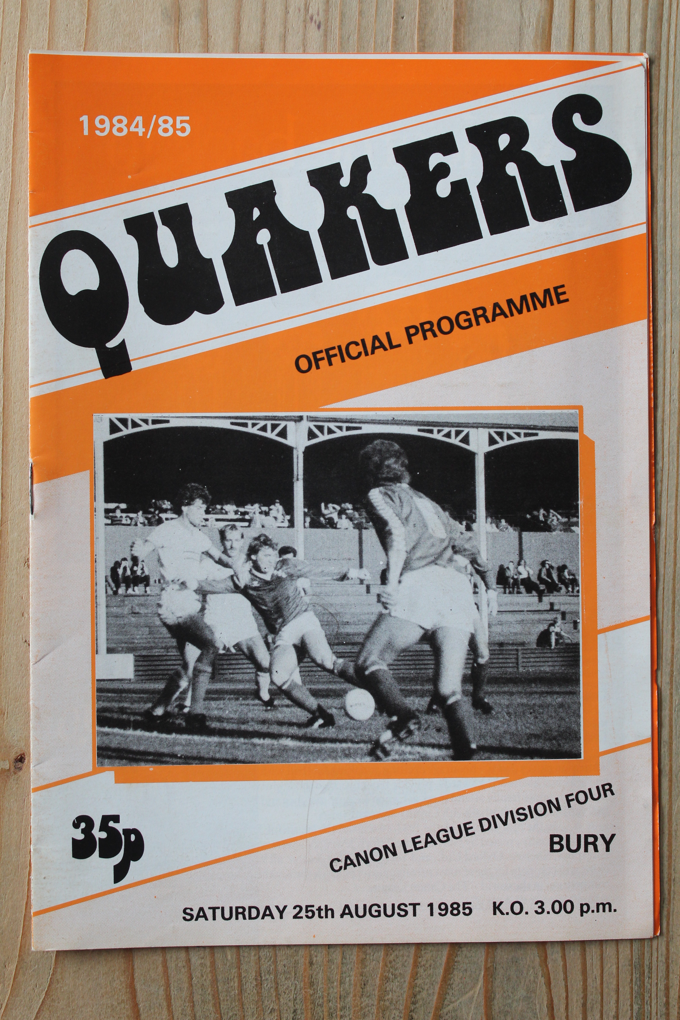 Darlington FC v Bury FC