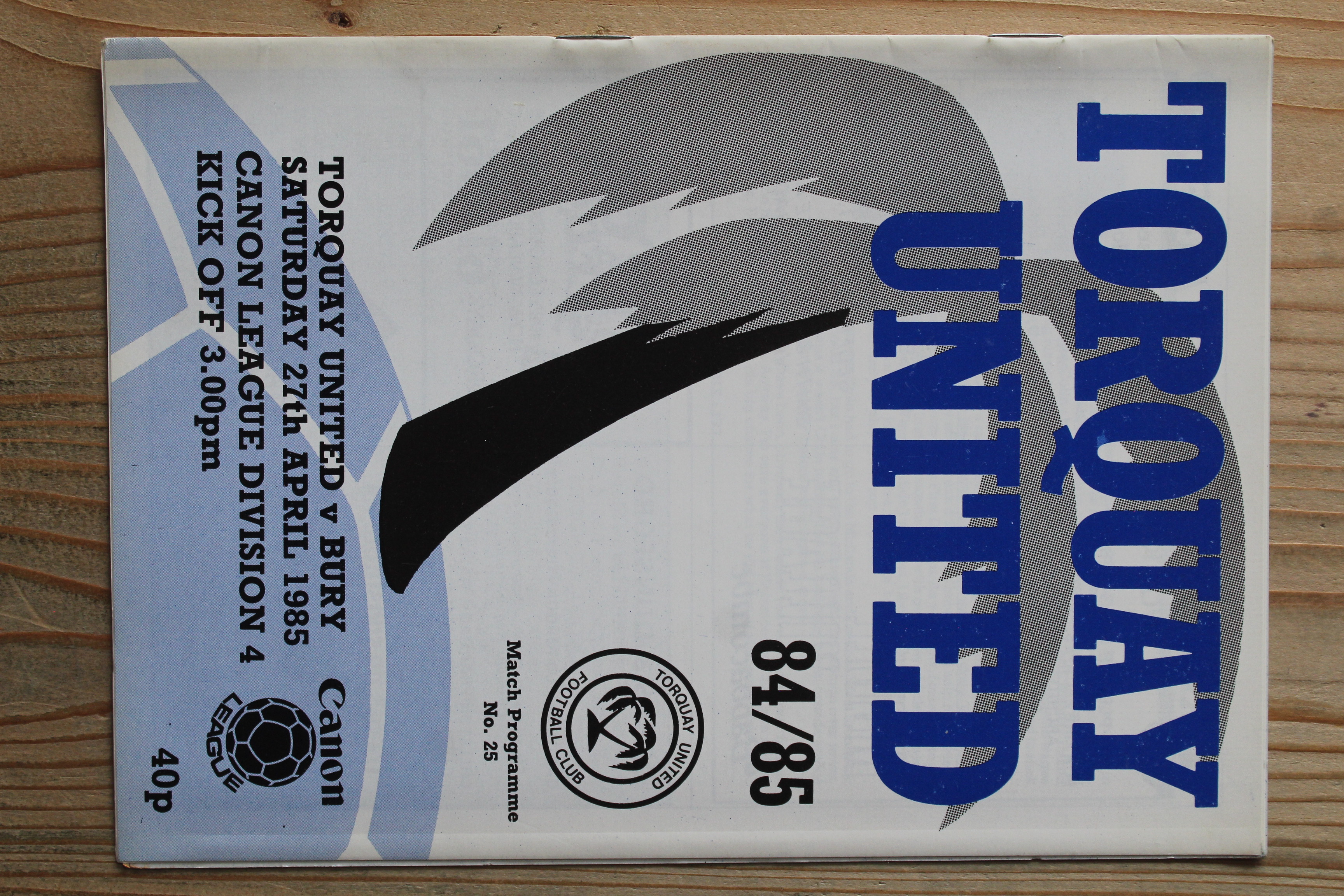 Torquay United FC v Bury FC