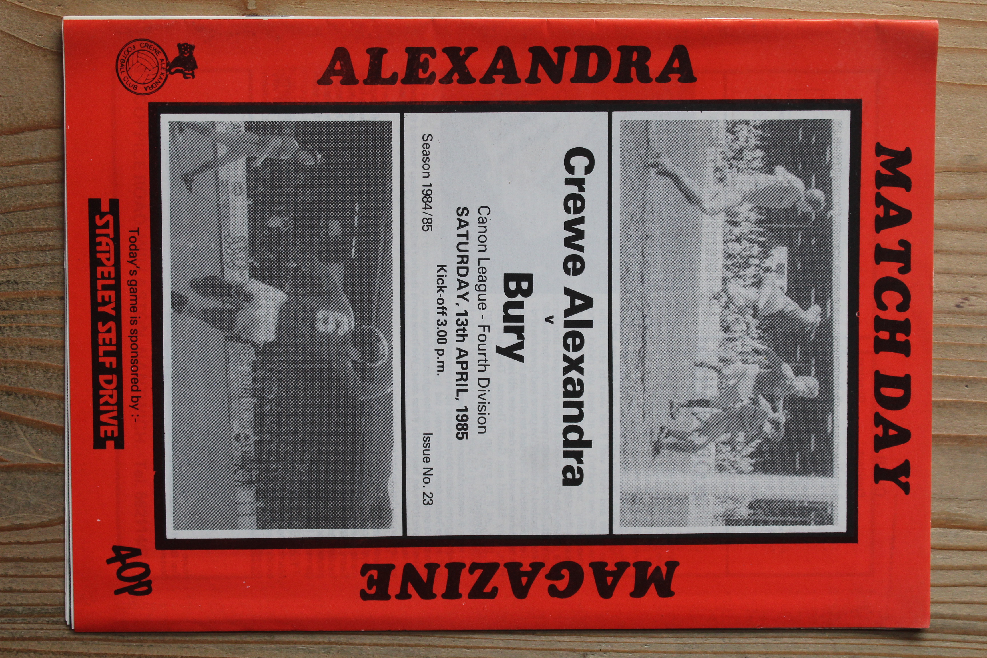 Crewe Alexandra FC v Bury FC