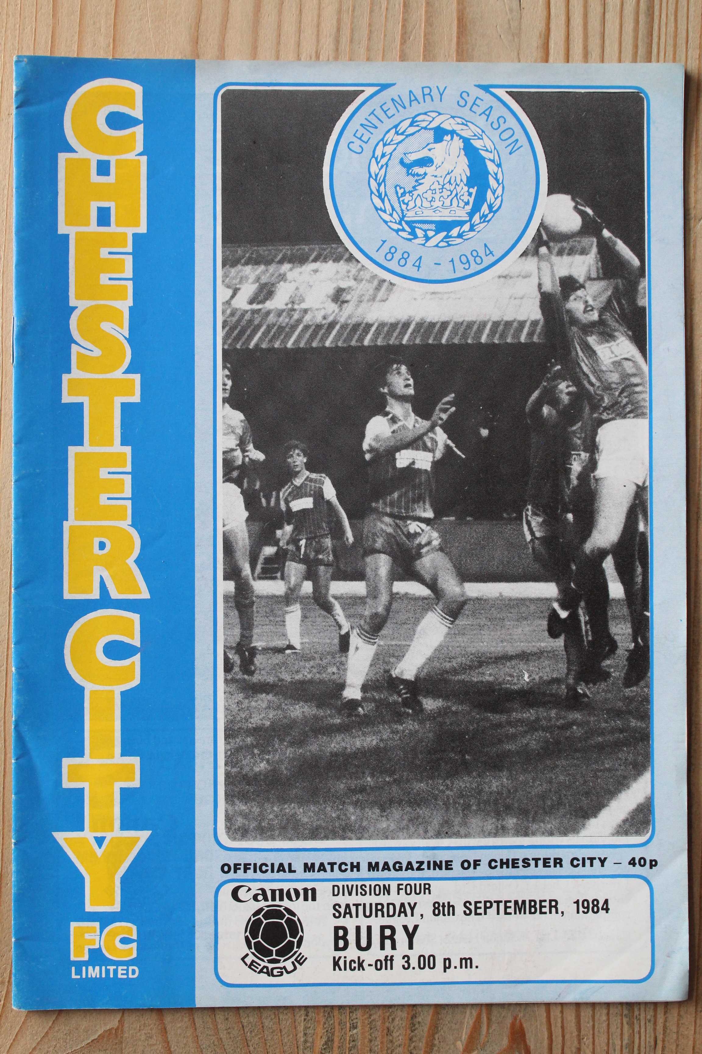 Chester City FC v Bury FC