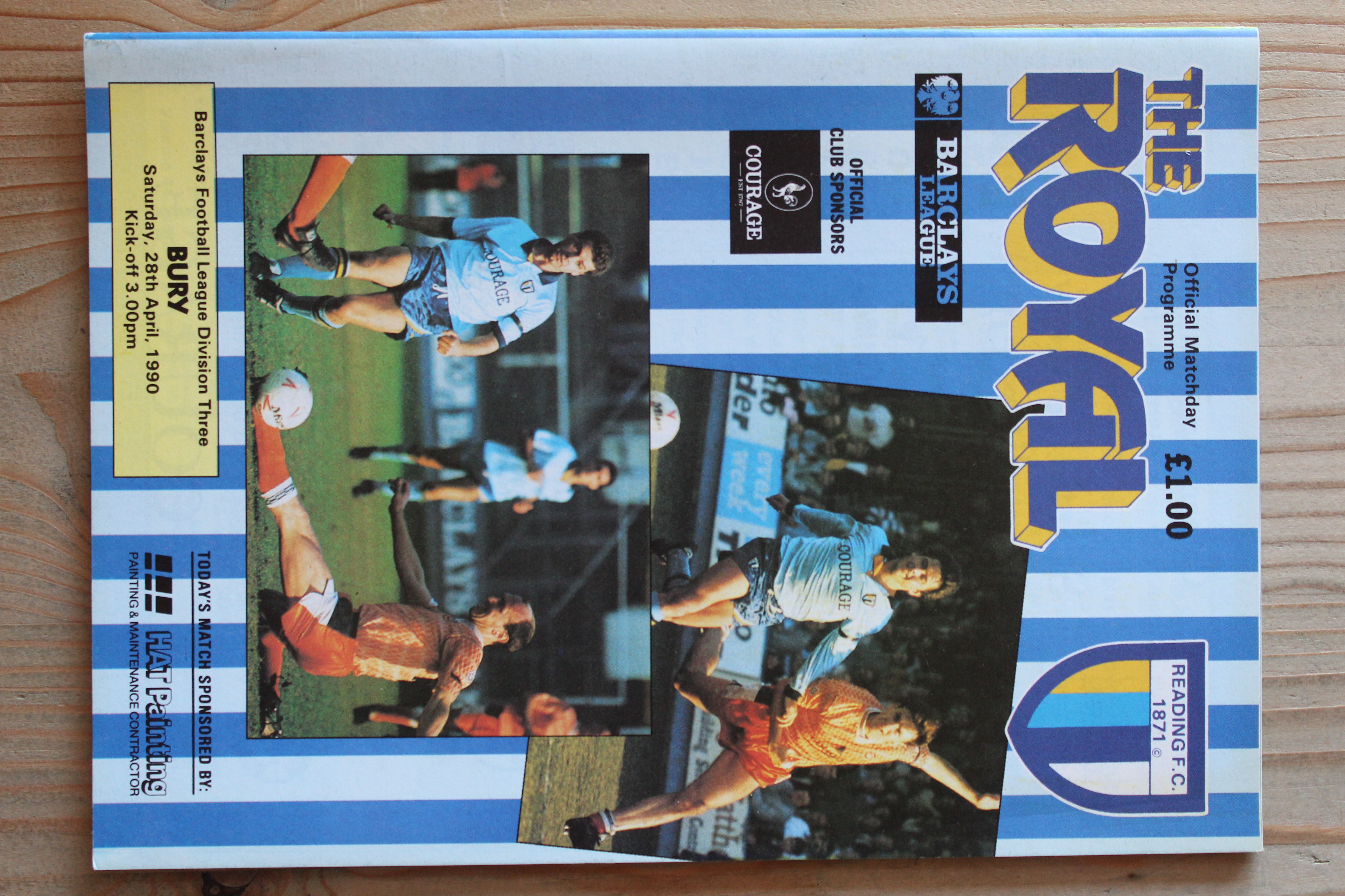 Reading FC v Bury FC