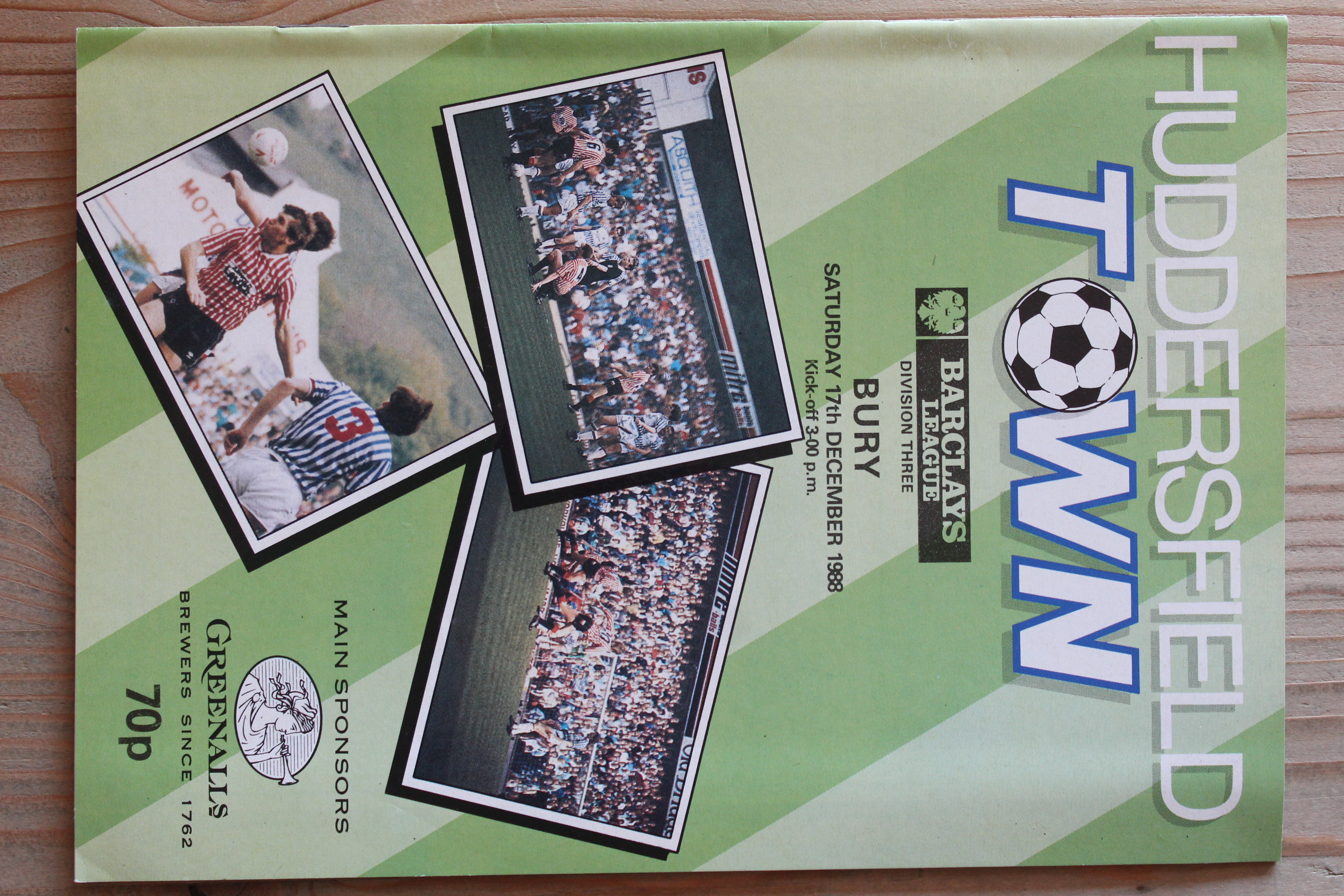 Huddersfield Town FC v Bury FC