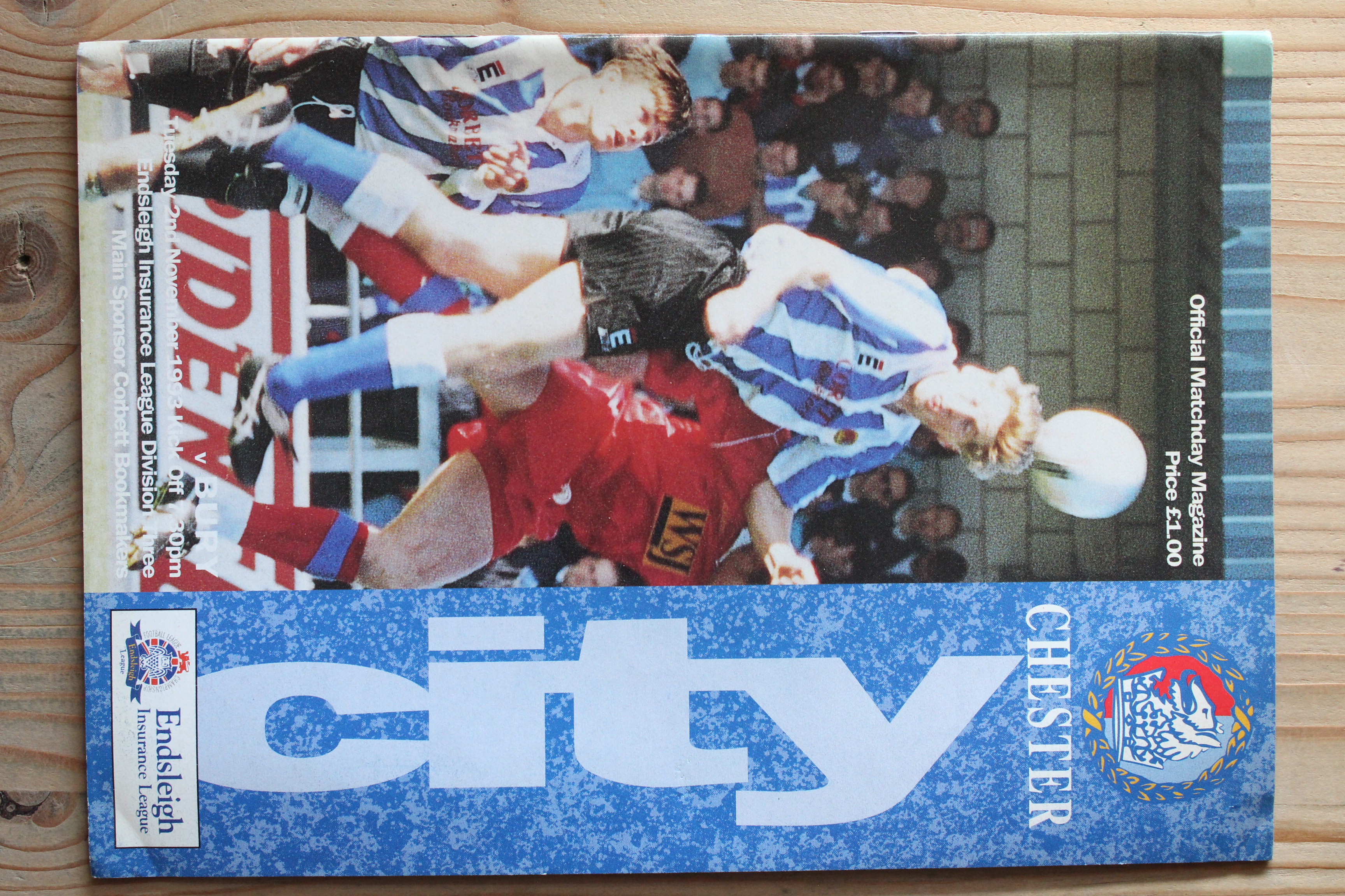 Chester City FC v Bury FC