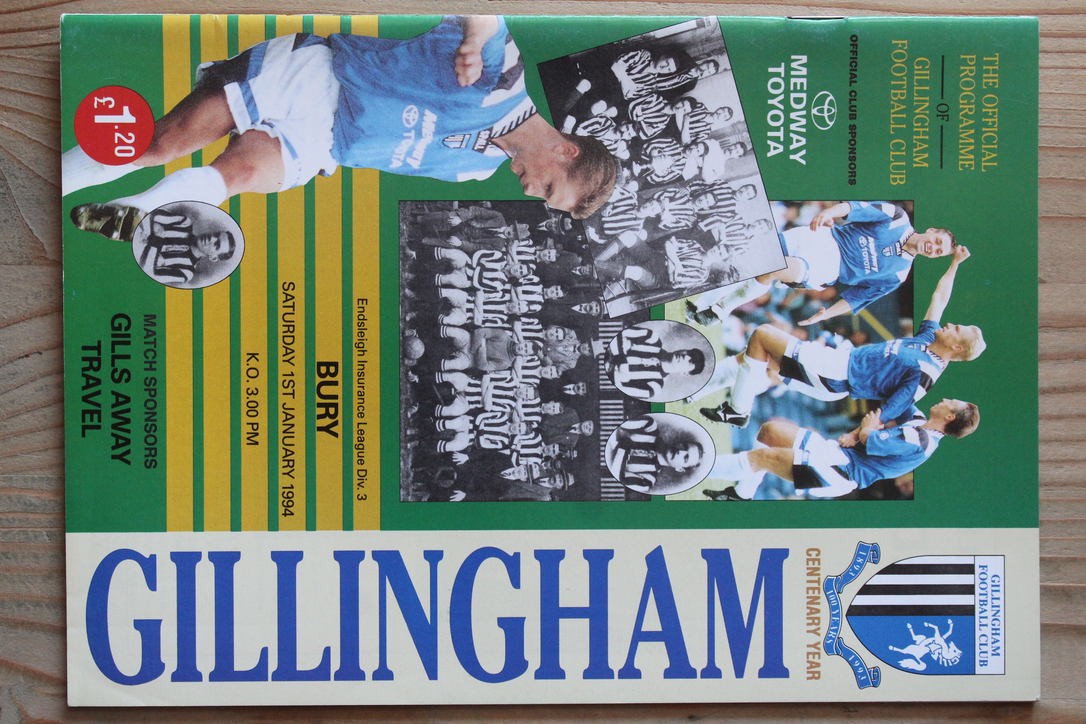 Gillingham FC v Bury FC