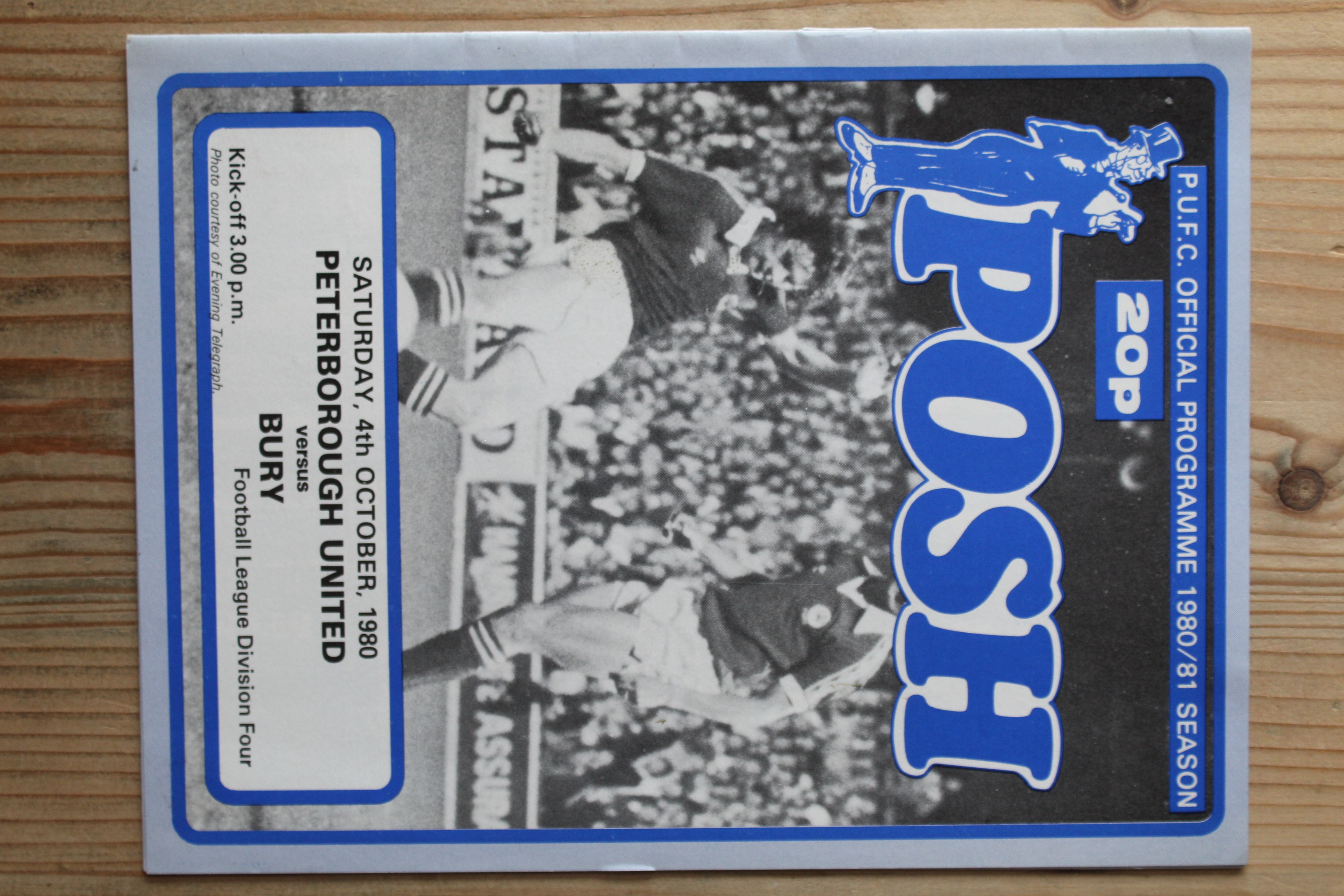 Peterborough United FC v Bury FC