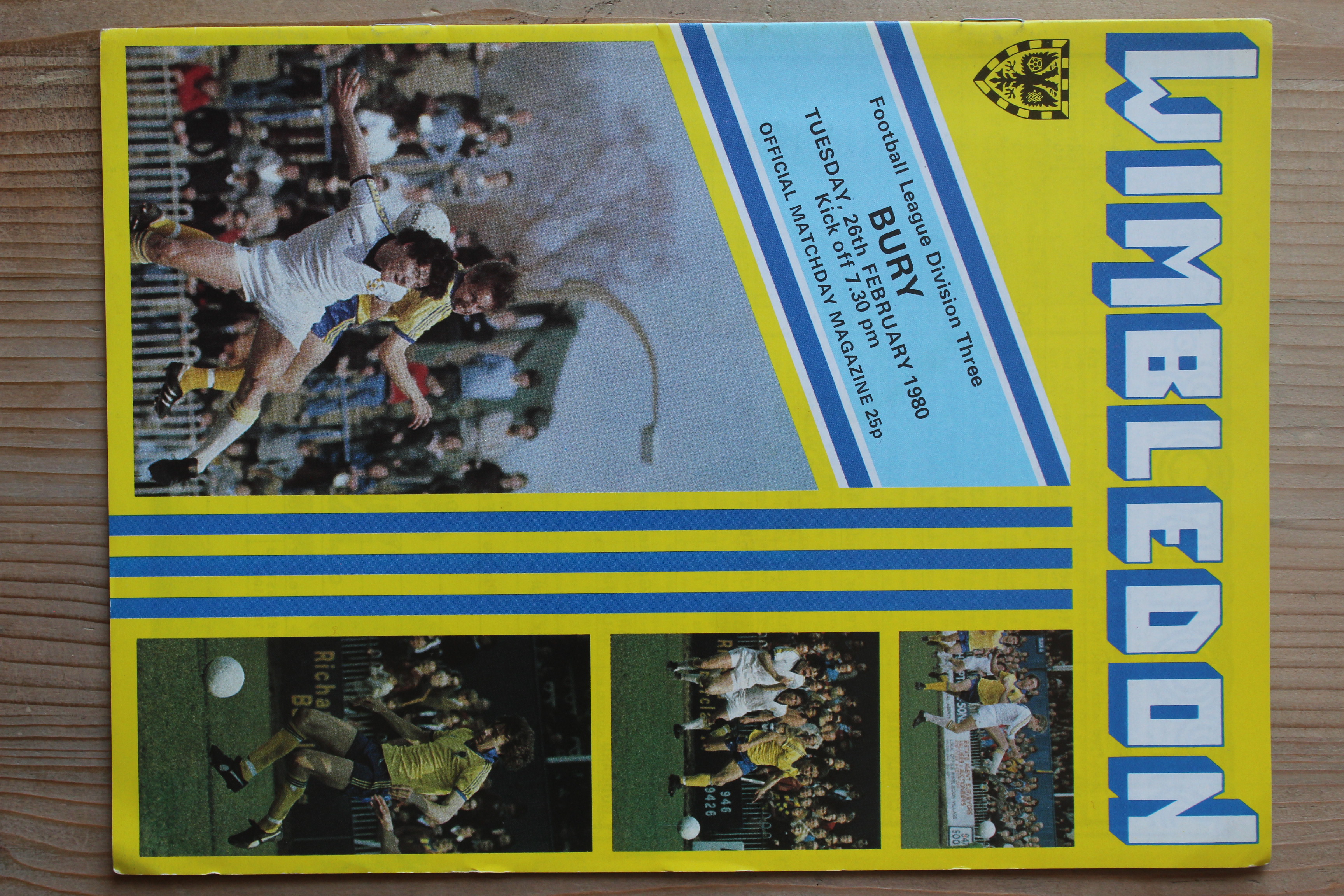 Wimbledon v Bury FC
