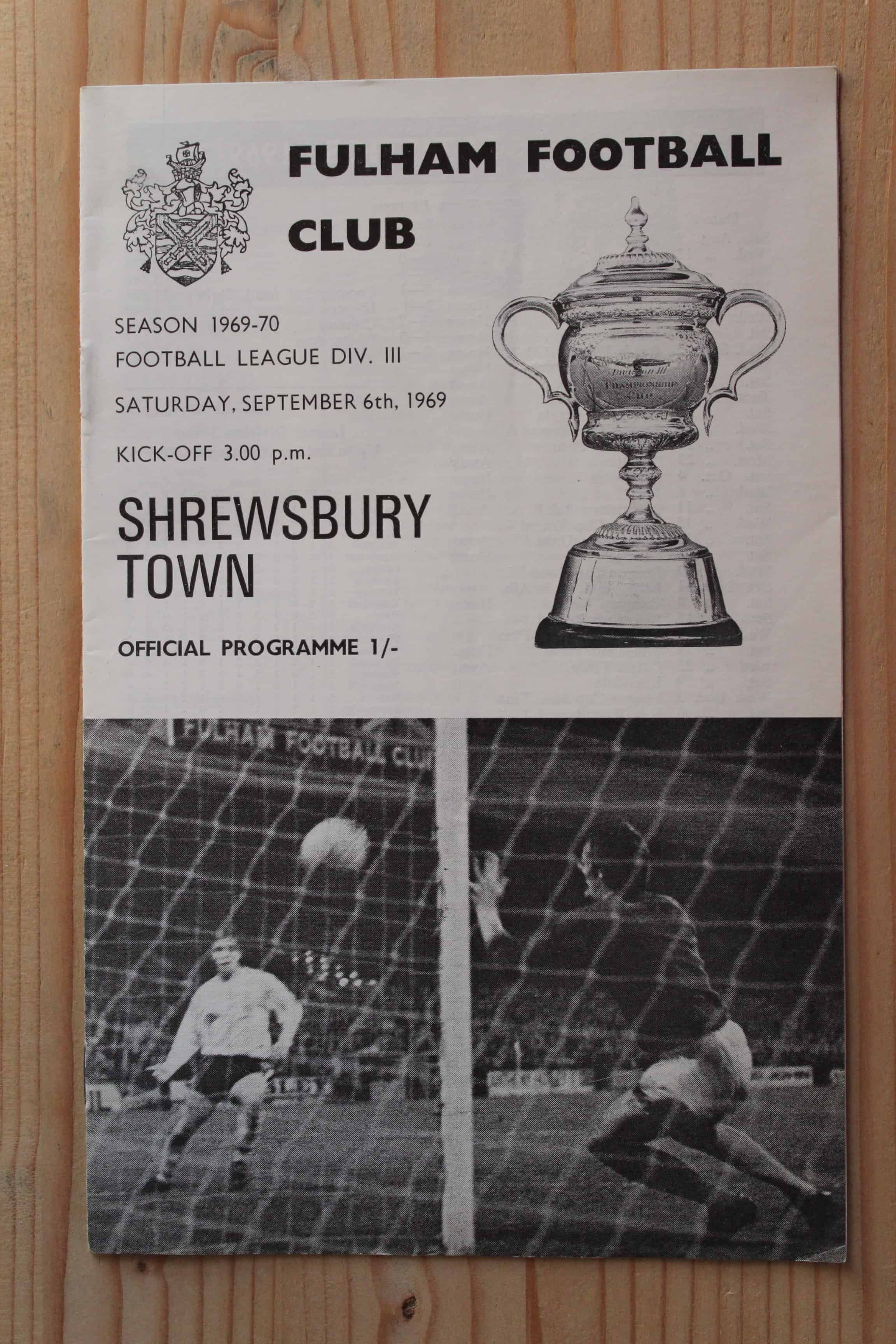 Fulham FC v Shrewsbury Town FC