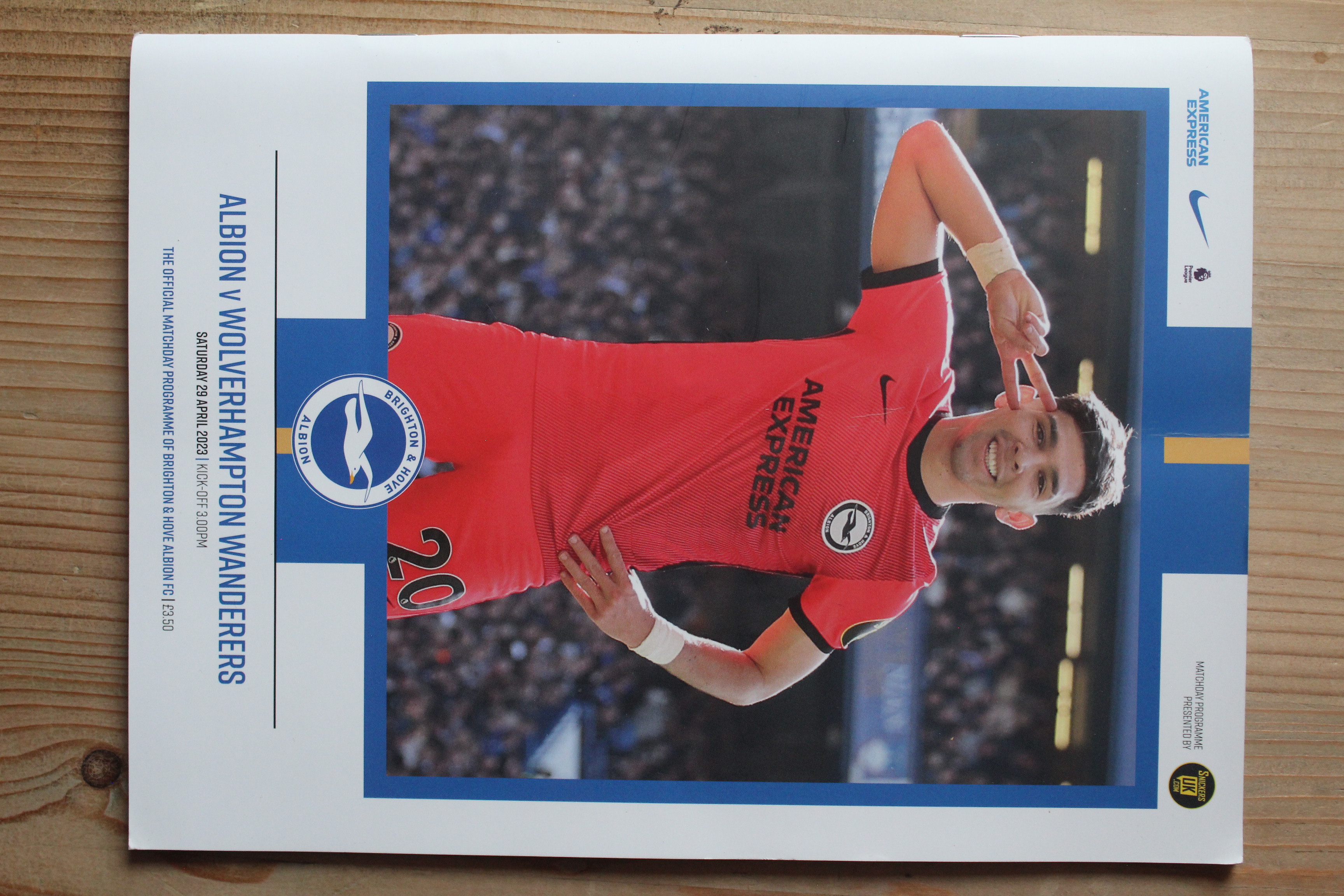 Brighton & Hove Albion FC v Wolverhampton Wanderers FC