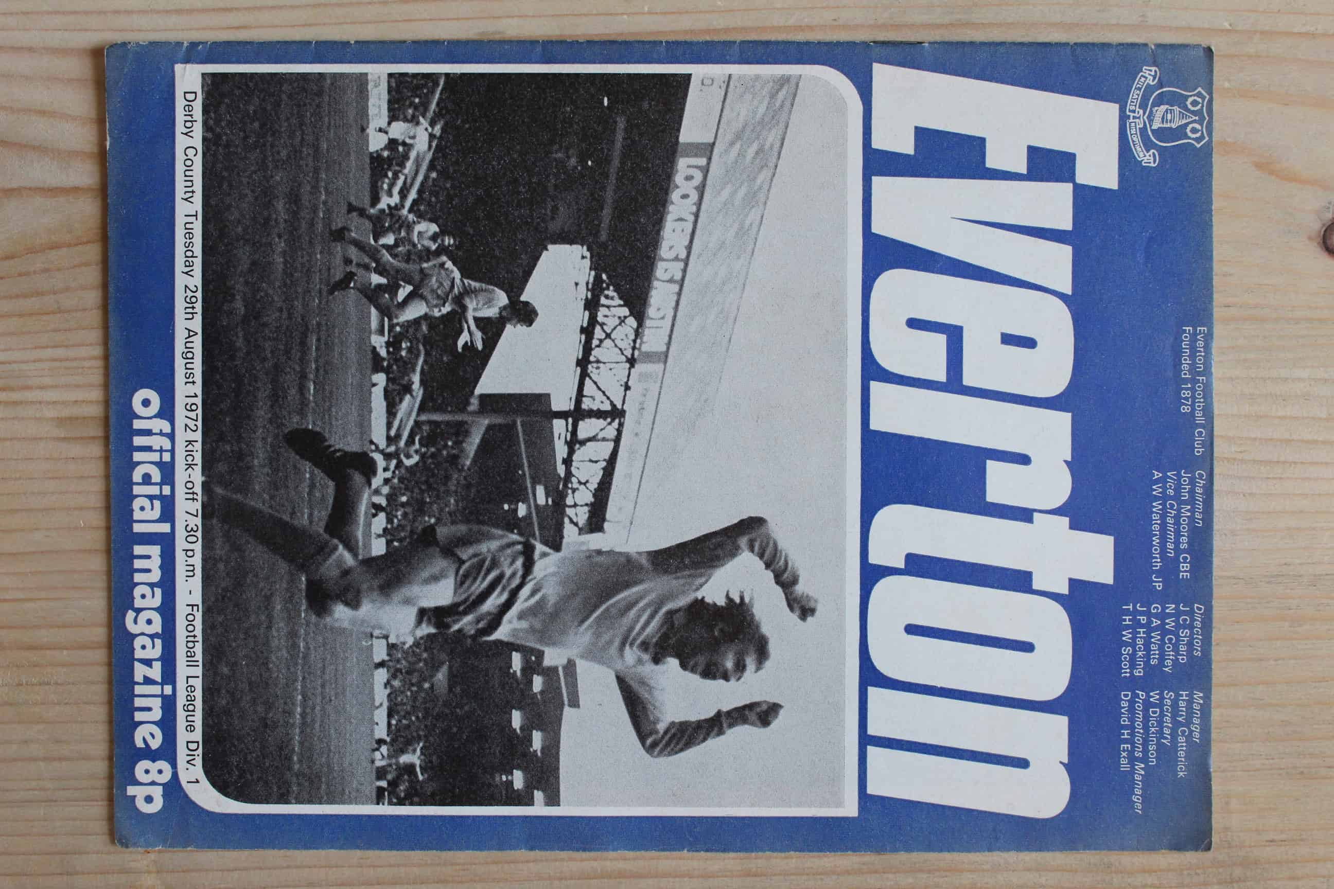 Everton Football Programmes for Sale  Match Day Programmes