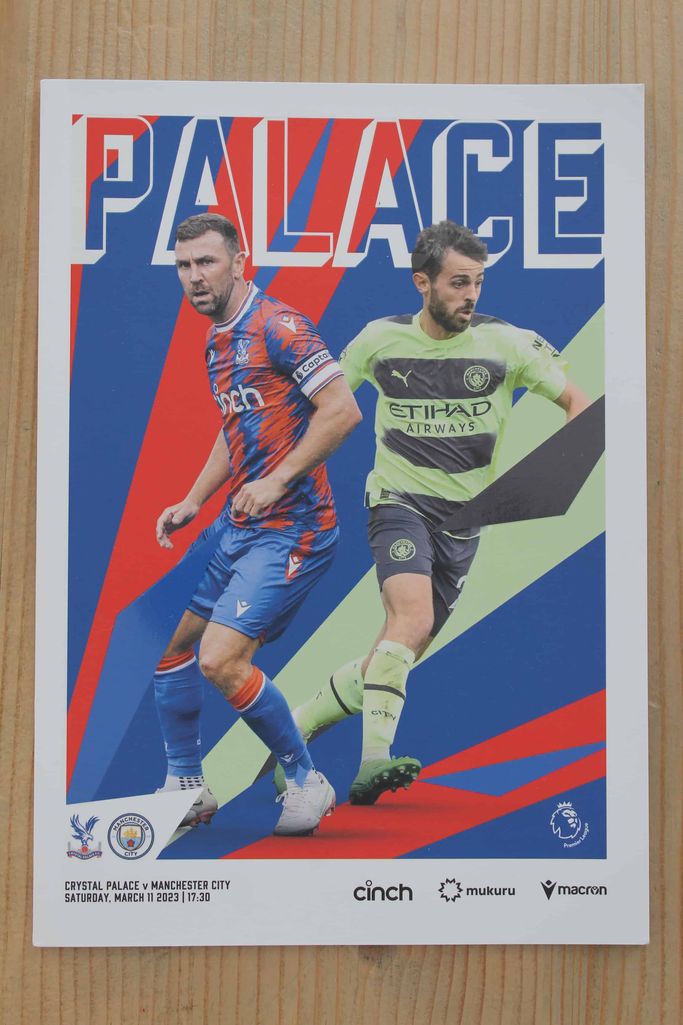 Crystal Palace FC v Manchester City FC