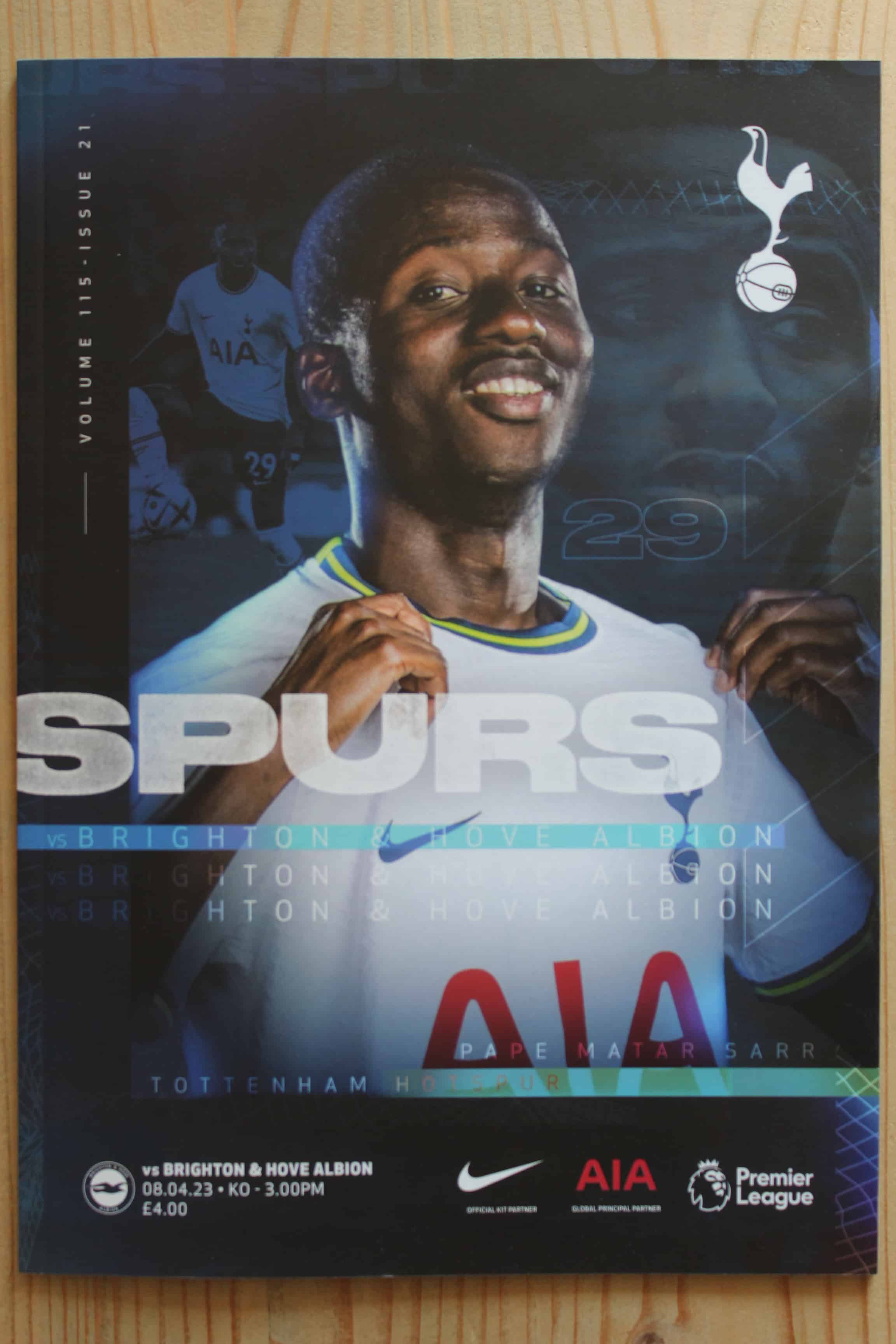 Tottenham Hotspur FC v Brighton & Hove Albion FC