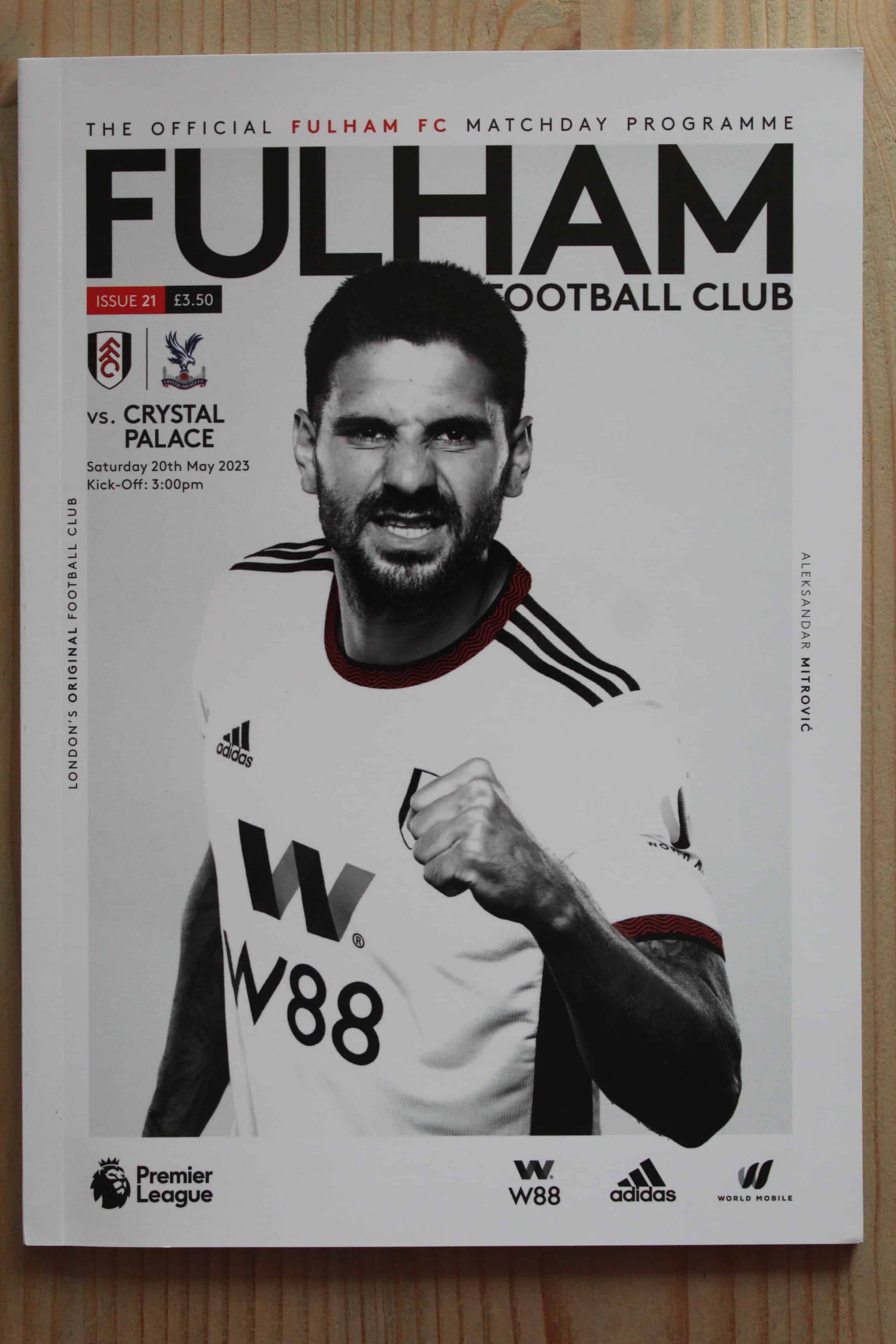 Fulham FC v Crystal Palace FC