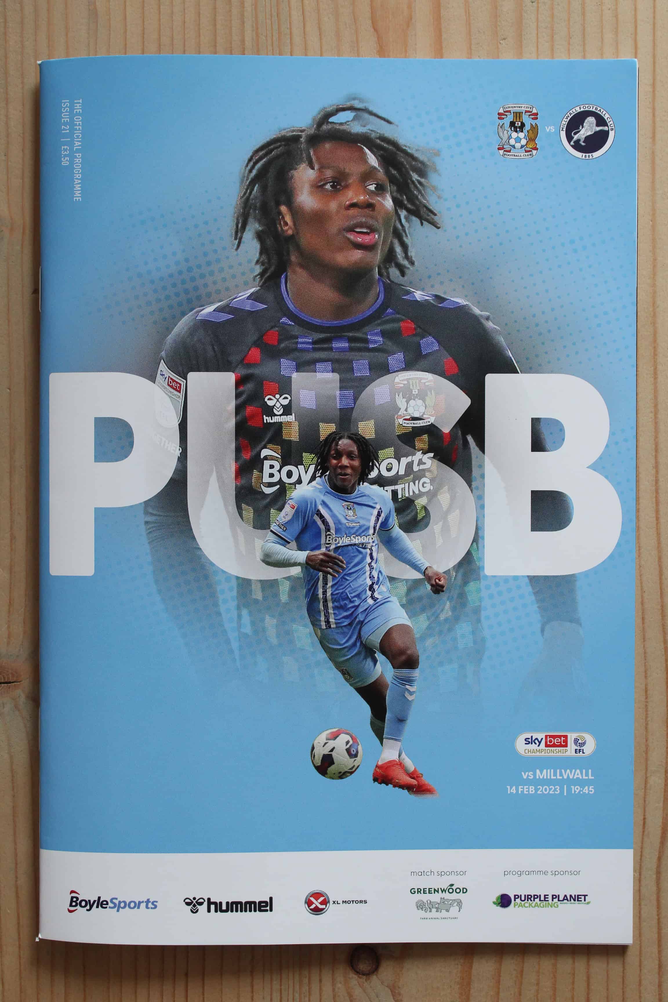 Coventry City FC v Millwall FC