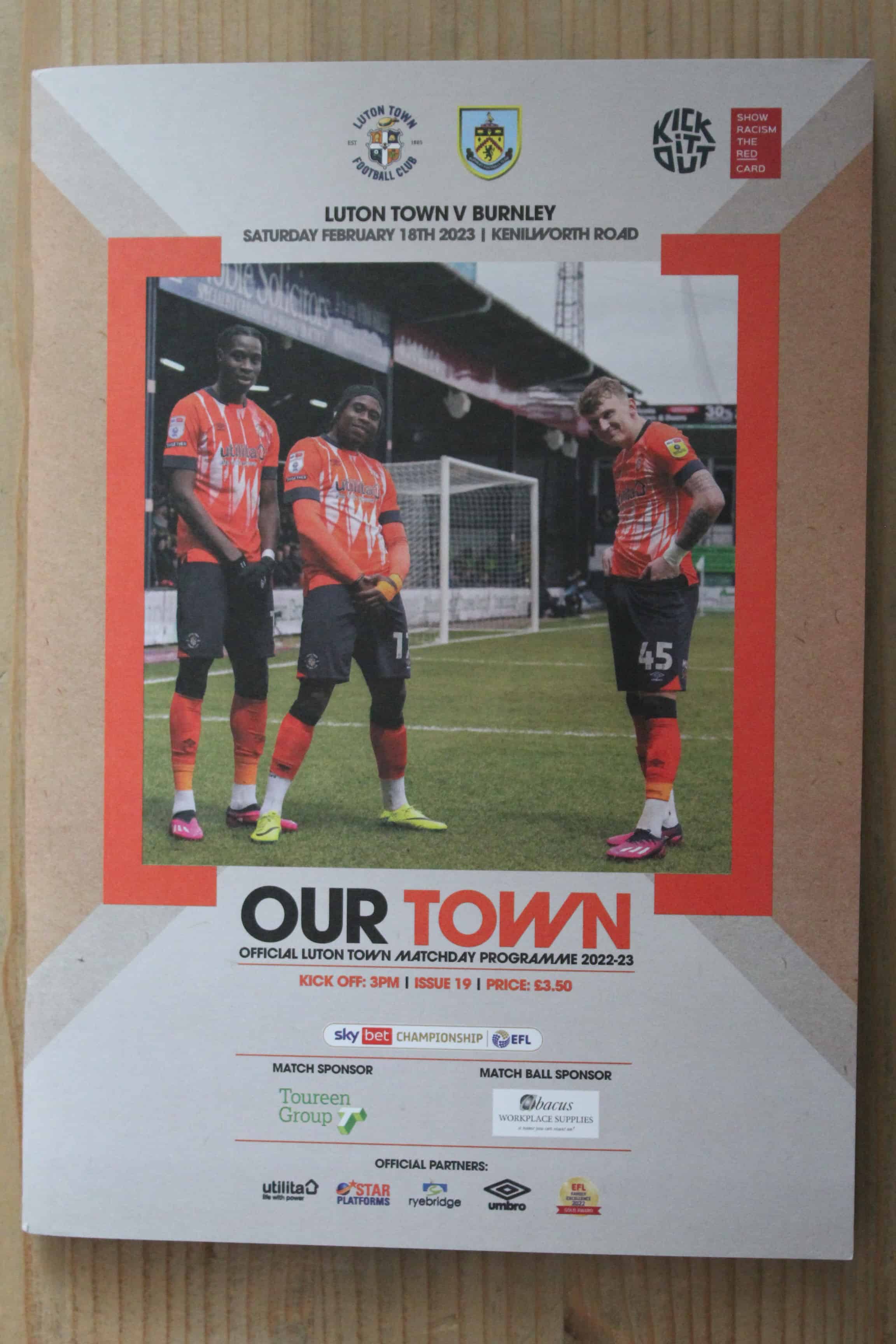 Luton Town FC v Burnley FC