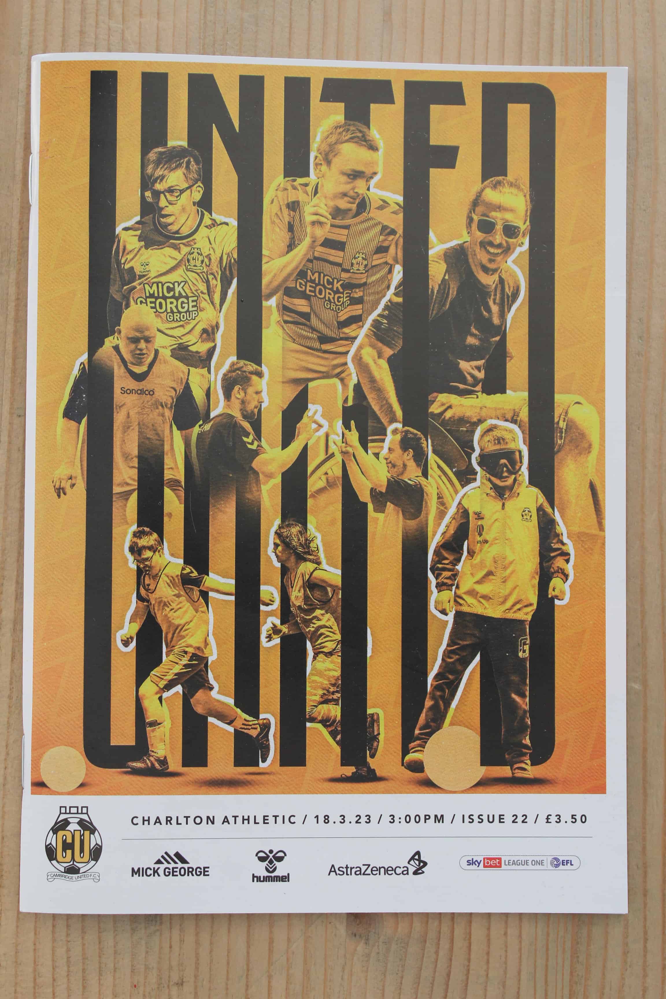 Cambridge United FC v Charlton Athletic FC
