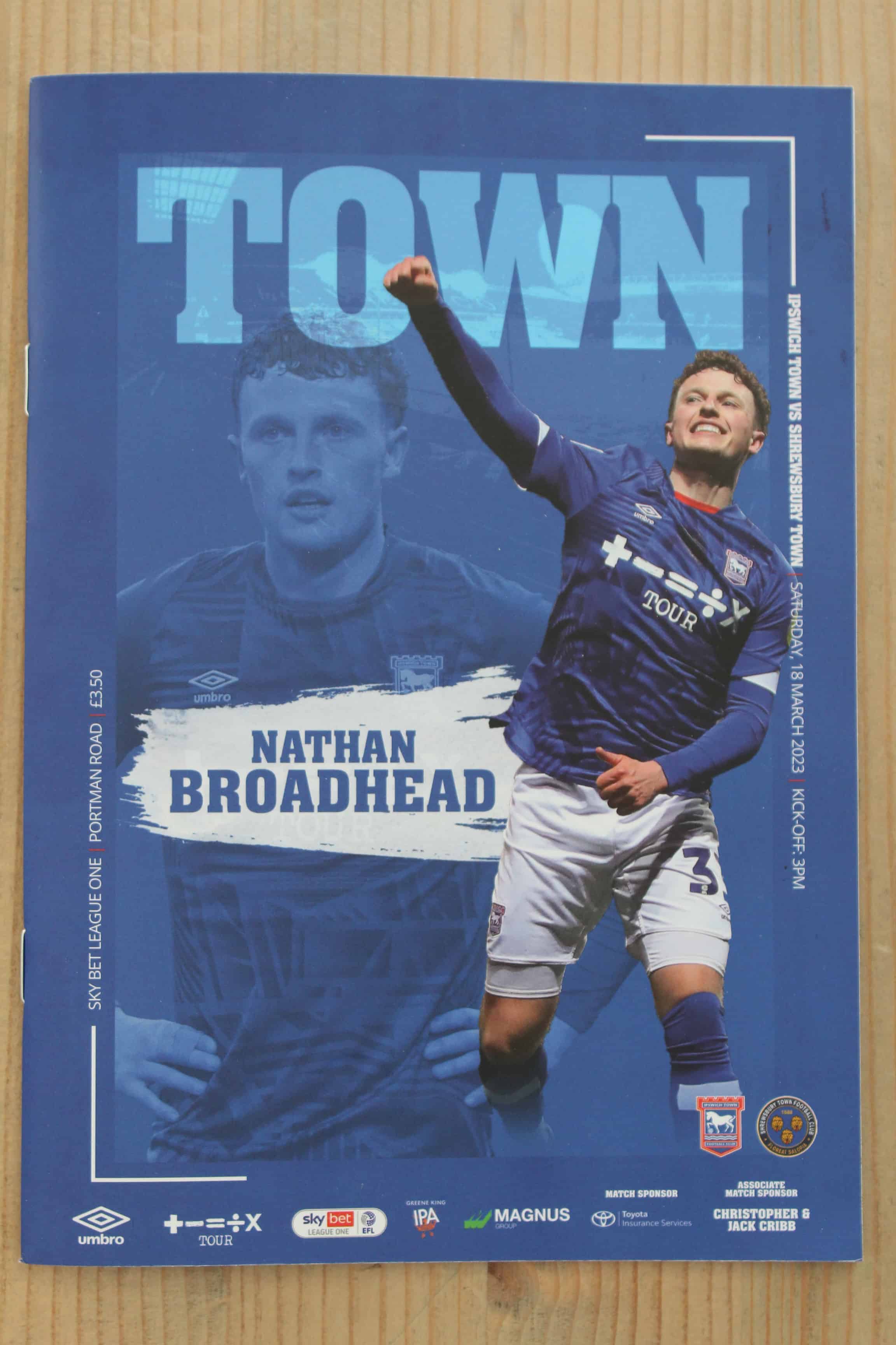 Ipswich Town FC v Shrewsbury Town FC