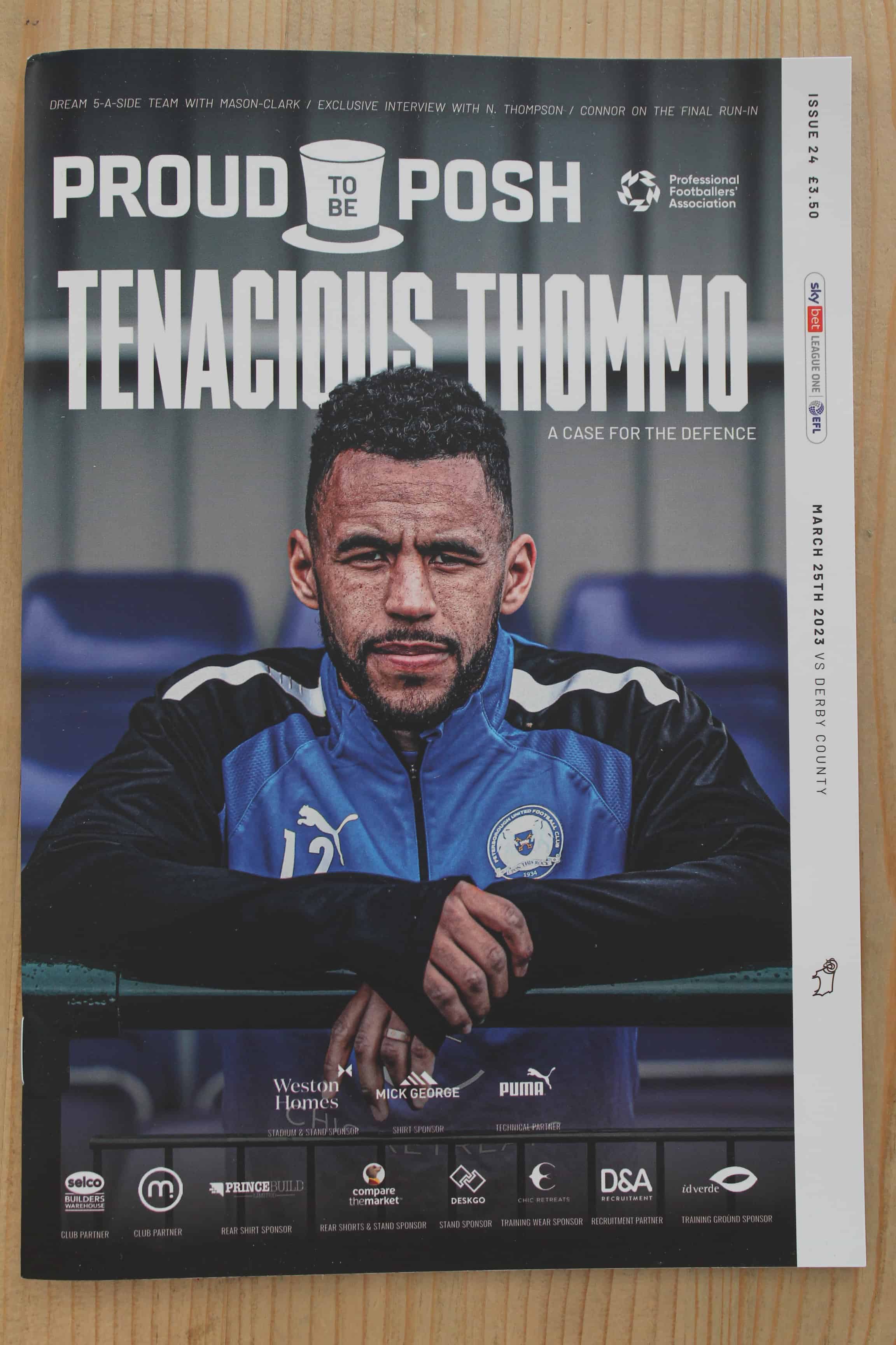 Peterborough United FC v Derby County FC