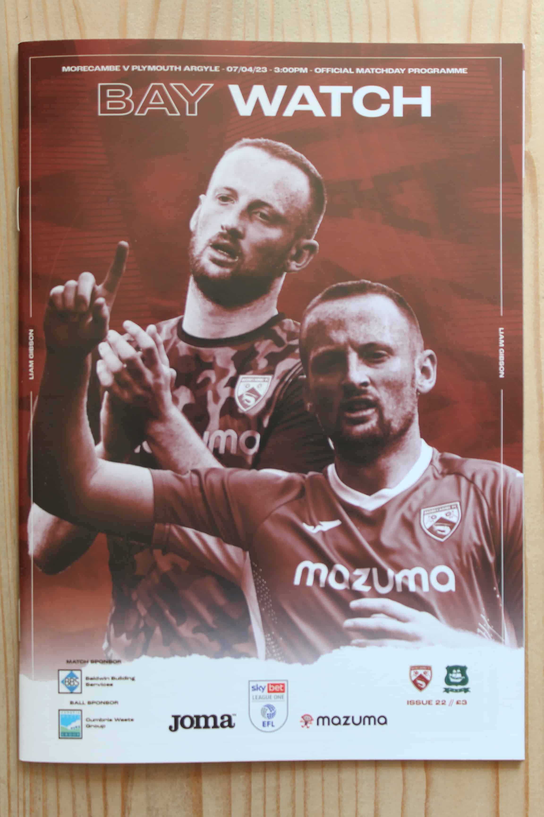 Morecambe FC v Plymouth Argyle FC