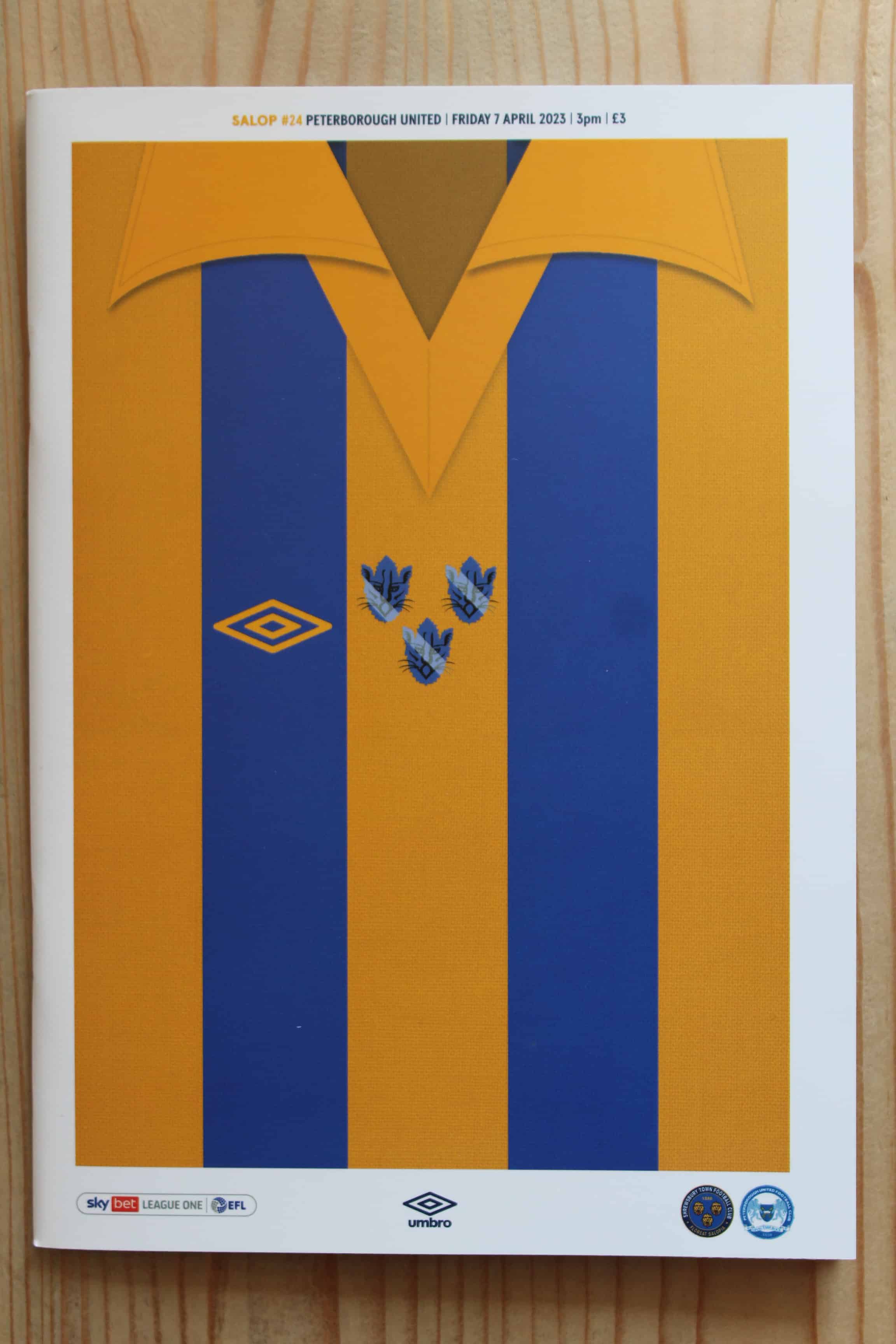 Shrewsbury Town FC v Peterborough United FC
