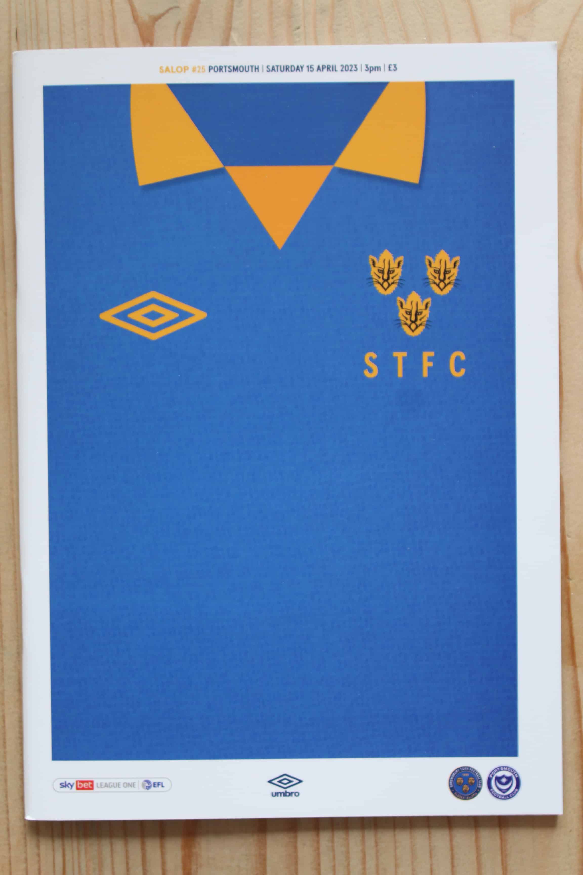 Shrewsbury Town FC v Portsmouth FC