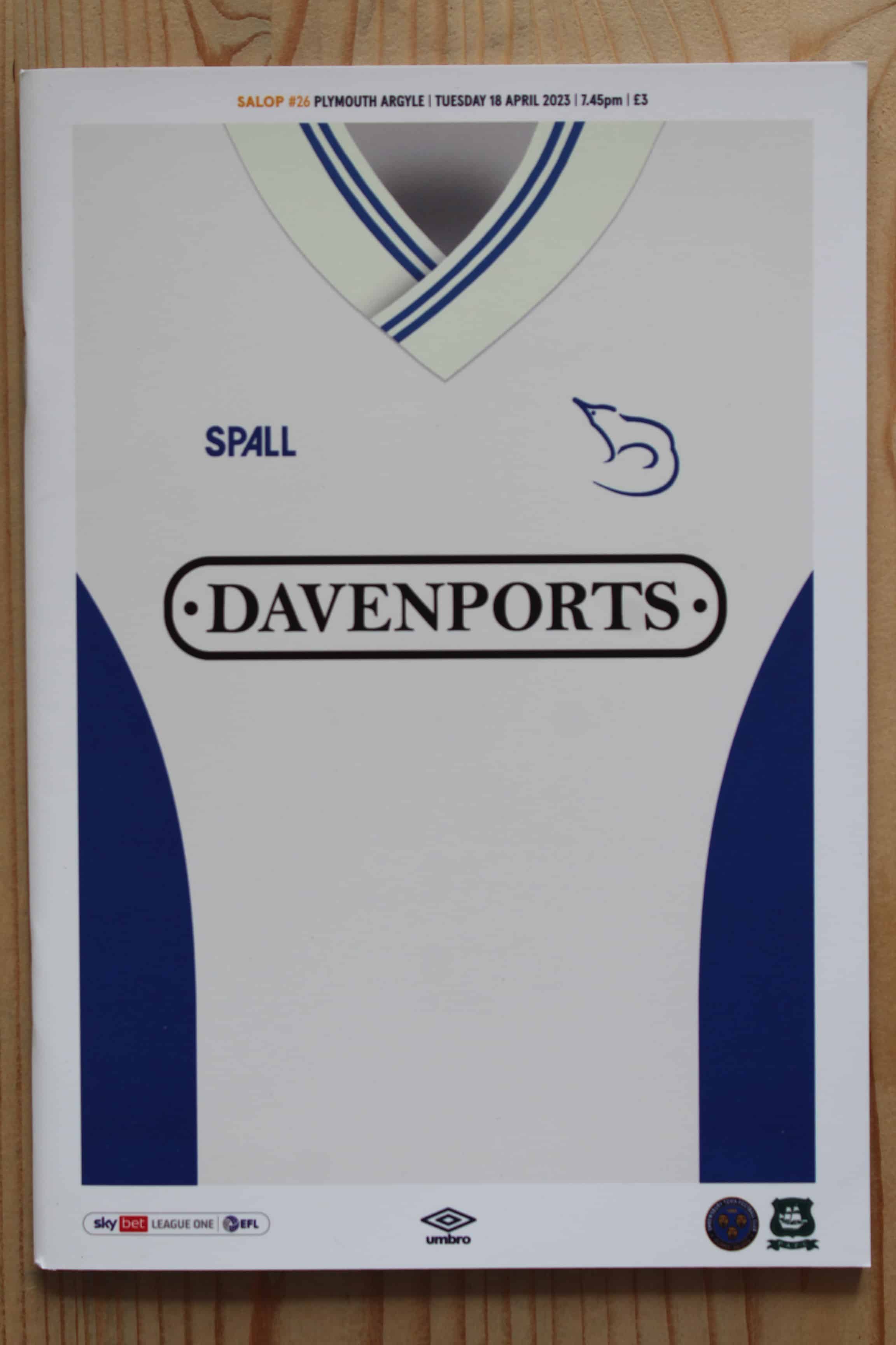 Shrewsbury Town FC v Plymouth Argyle FC