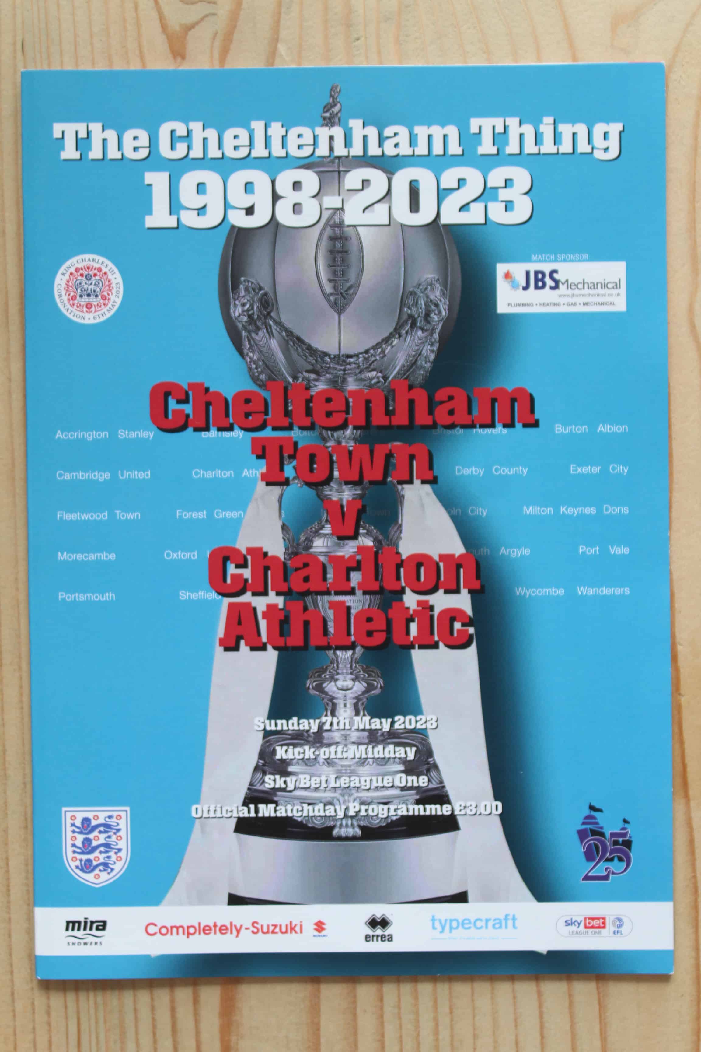 Cheltenham Town FC v Charlton Athletic FC
